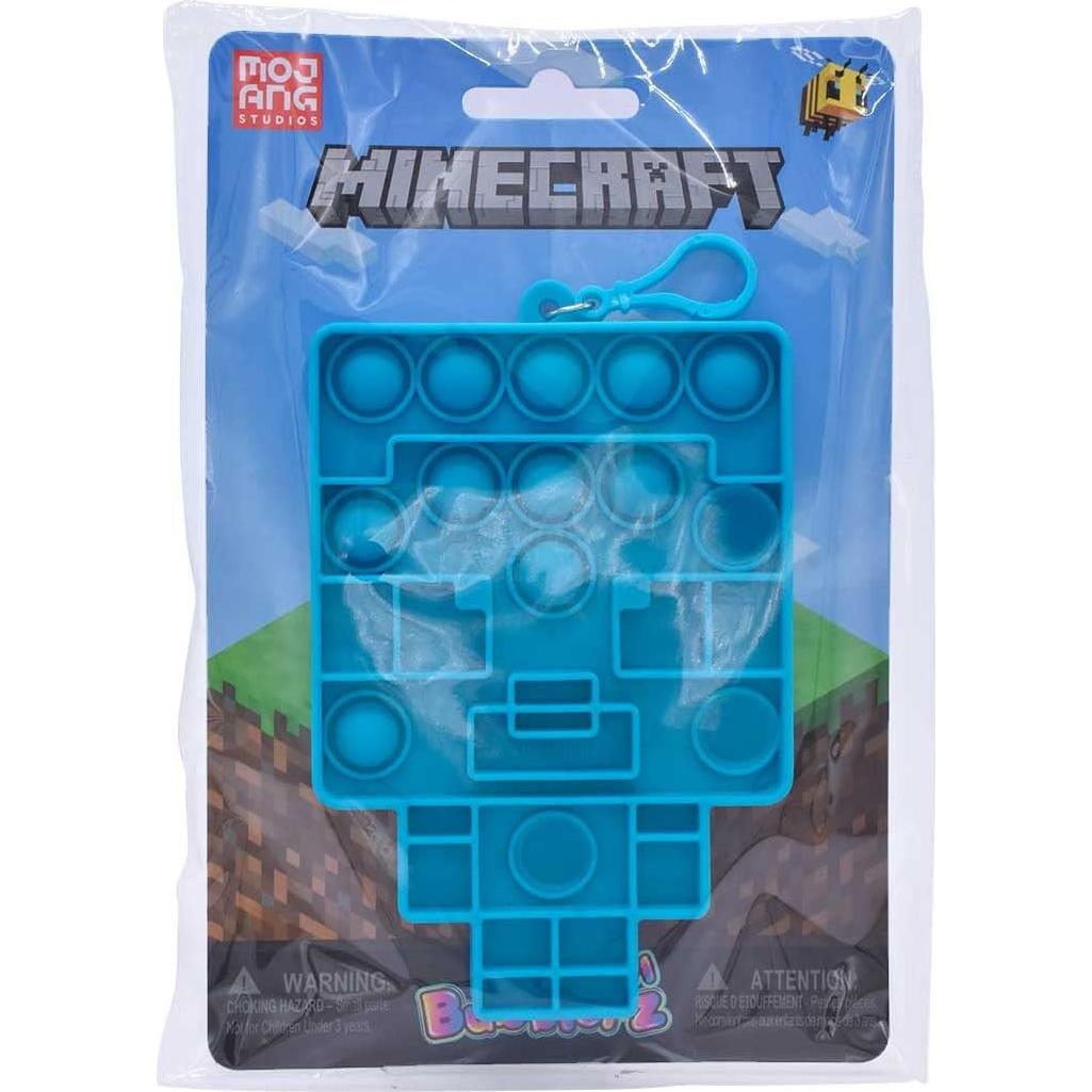 Just Toys Mini Bubblerz Minecraft - Llavero Fidget Popper