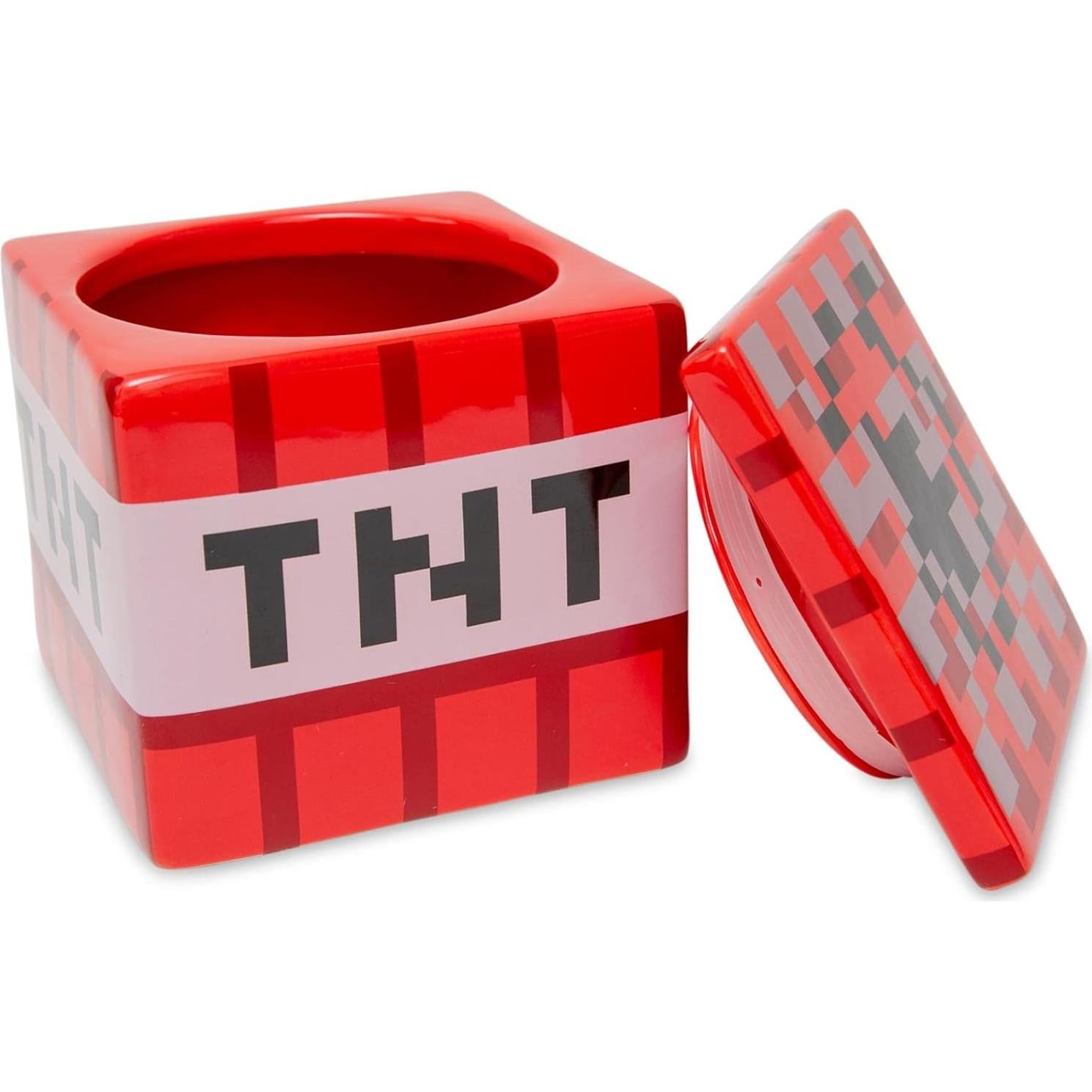 Contenedor de Galletas Cerámica TNT Minecraft 15.24 cm