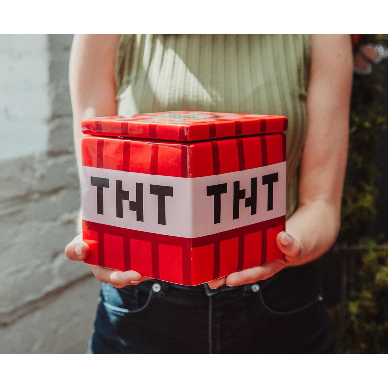 Contenedor de Galletas Cerámica TNT Minecraft 15.24 cm