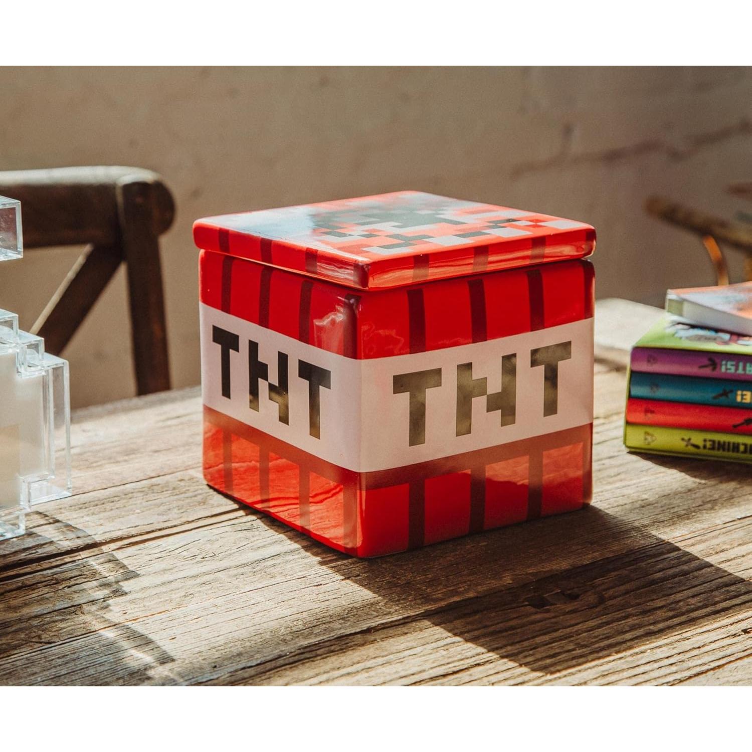 Contenedor de Galletas Cerámica TNT Minecraft 15.24 cm