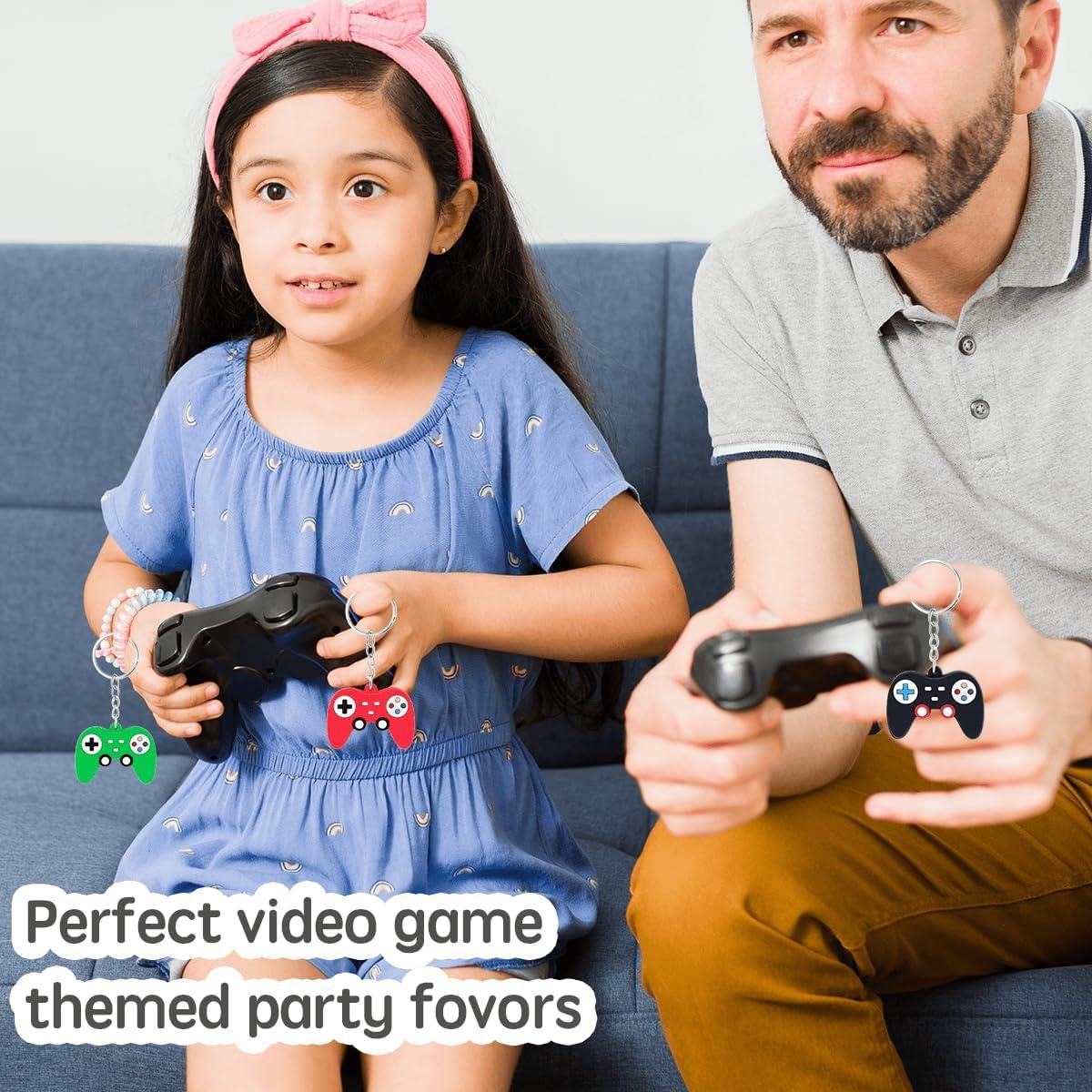 24 Llavero Mini Controlador de Juego EAEDMY - 8 Colores