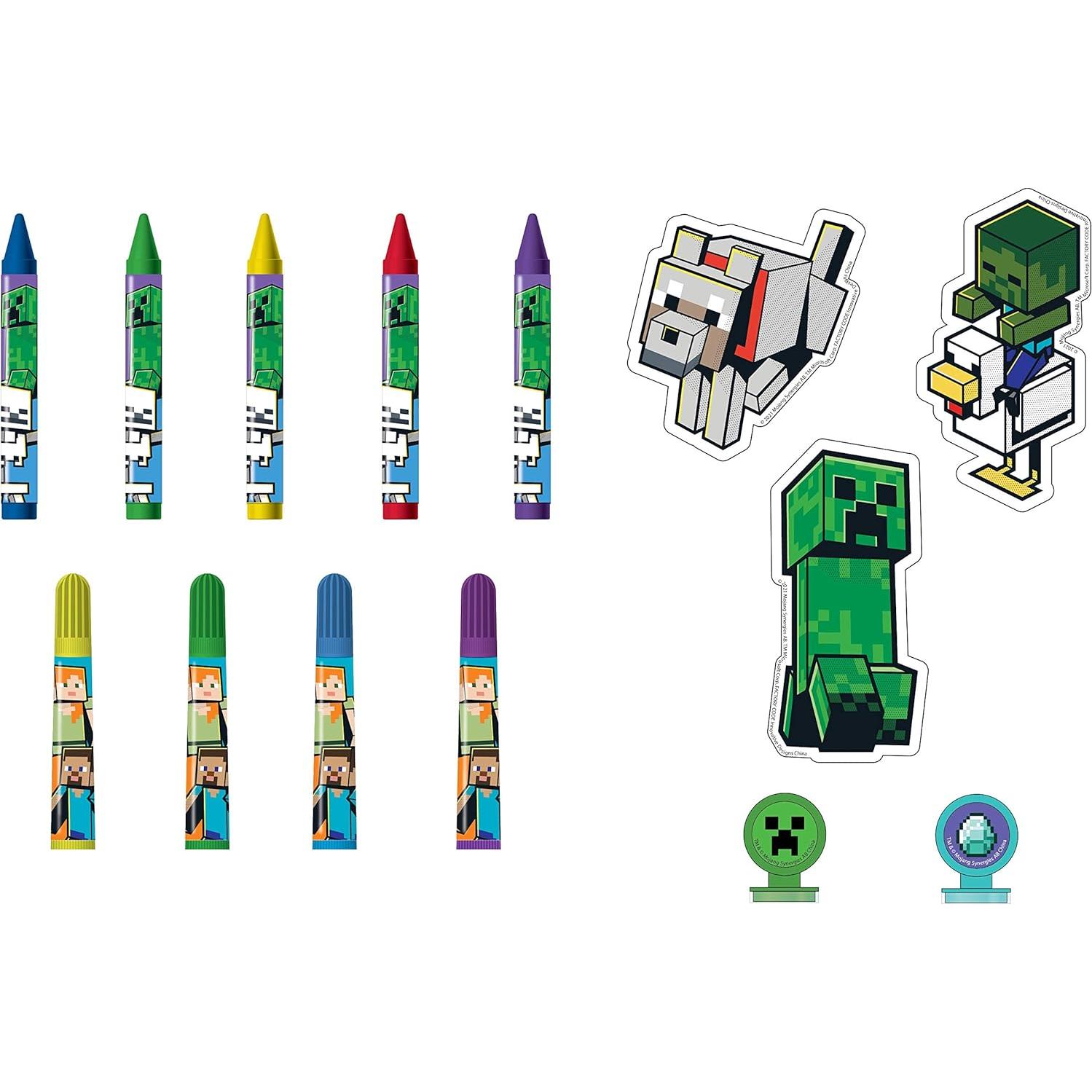 Juego de Arte Minecraft para Niños - 17 Piezas con Stickers