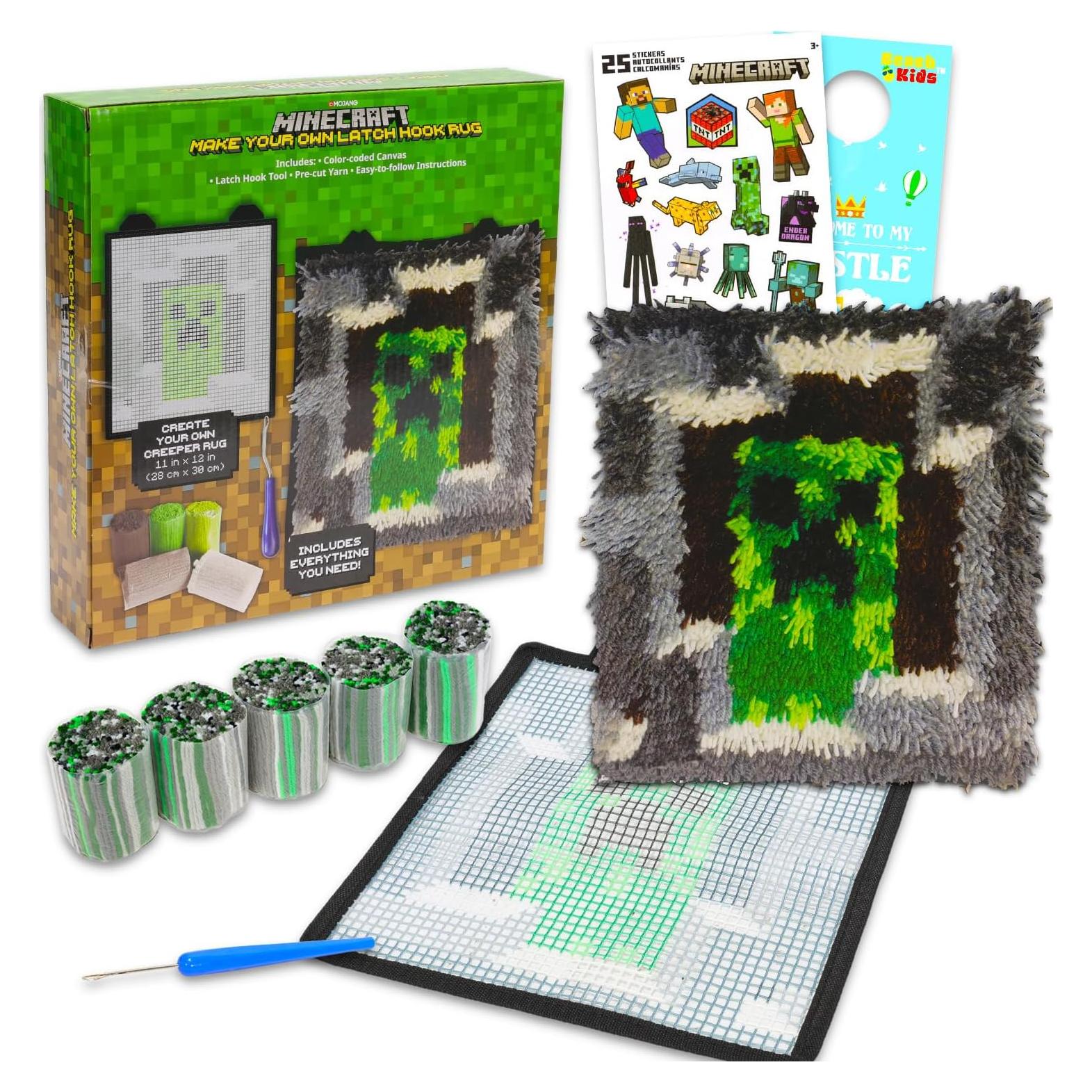 Kit de Manualidades Minecraft - Alfombra Mini Creeper DIY