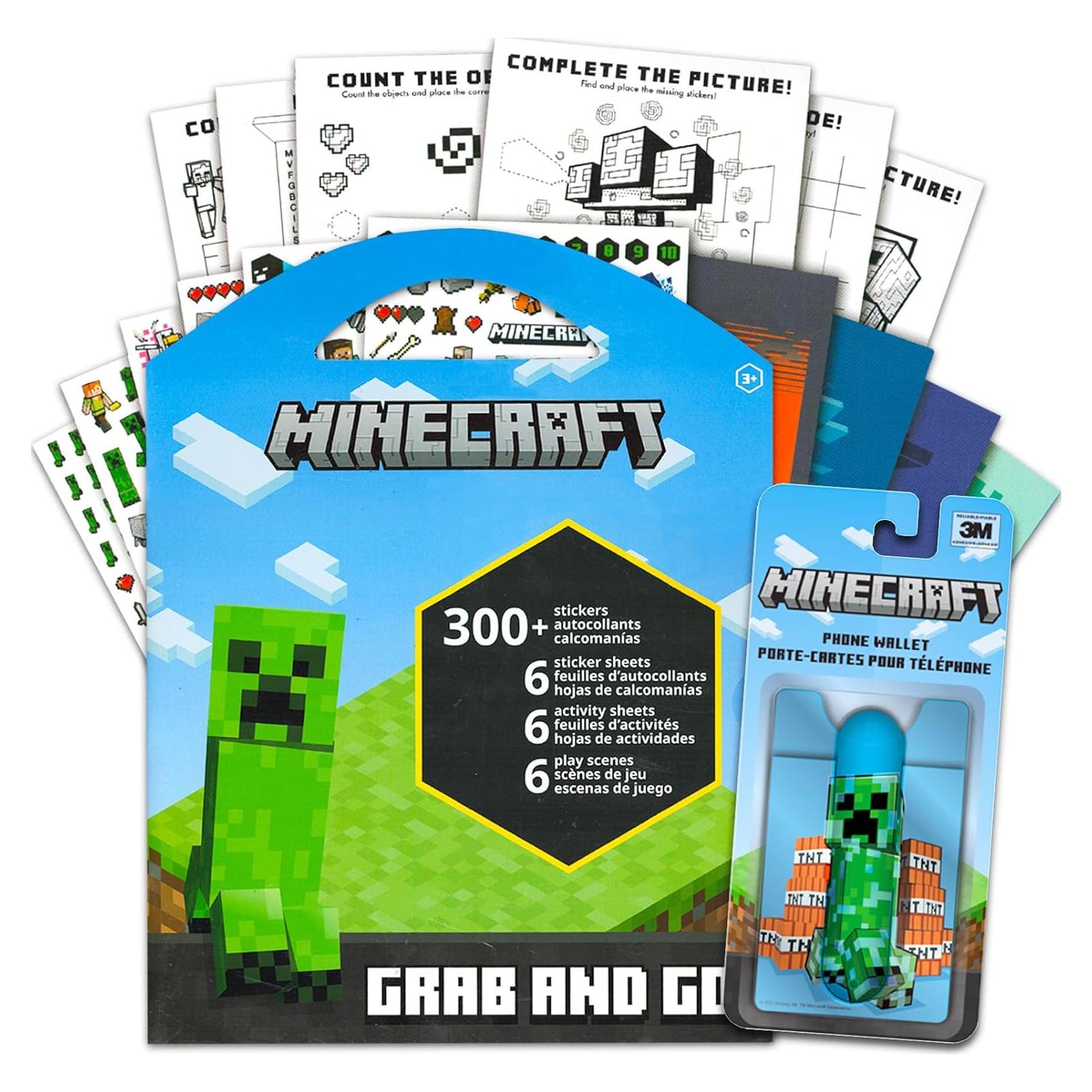 Conjunto de Stickers y Actividades Minecraft - Más de 300 Stickers