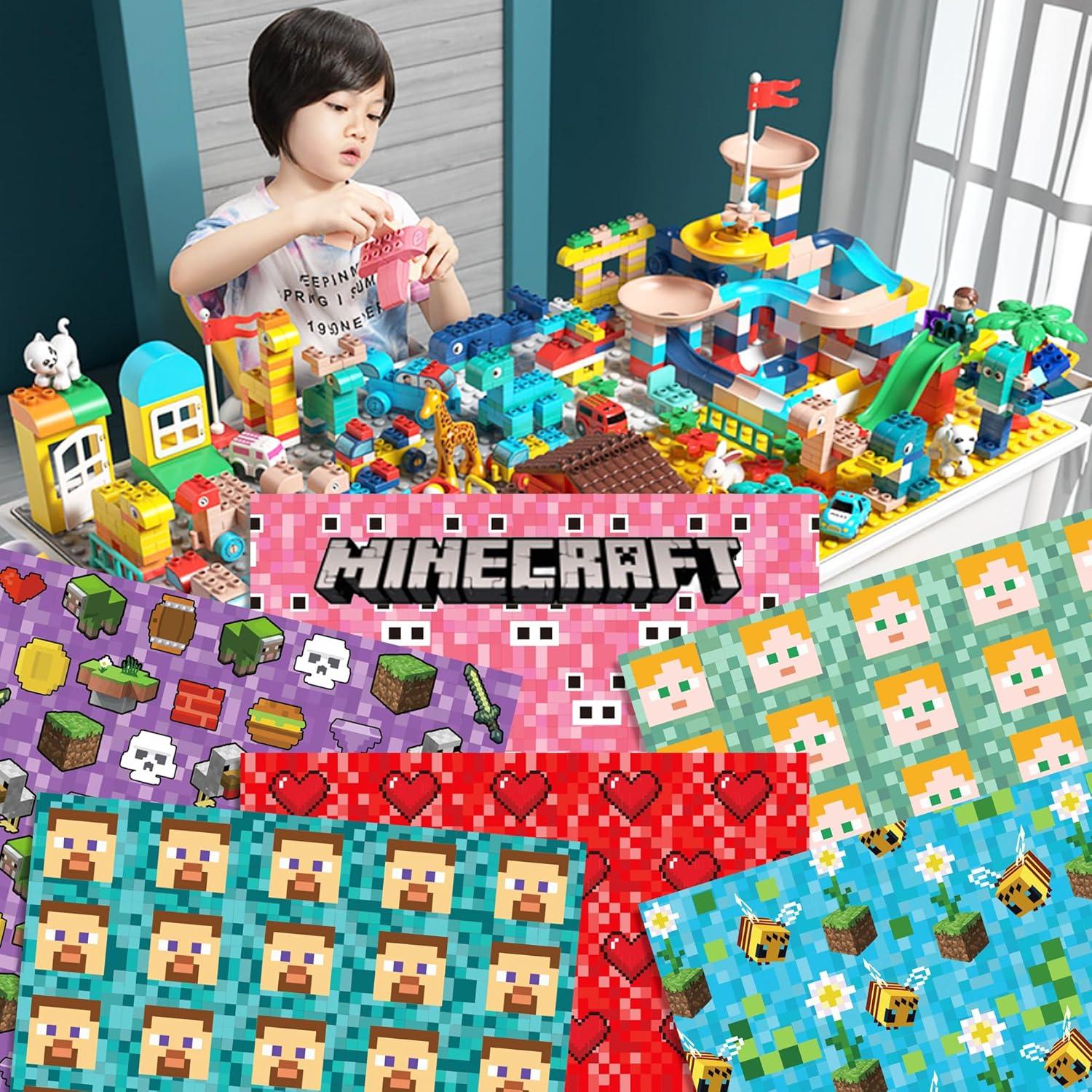 24 Hojas de Papel de Scrapbook Pixel SJJCHU 30x30 cm