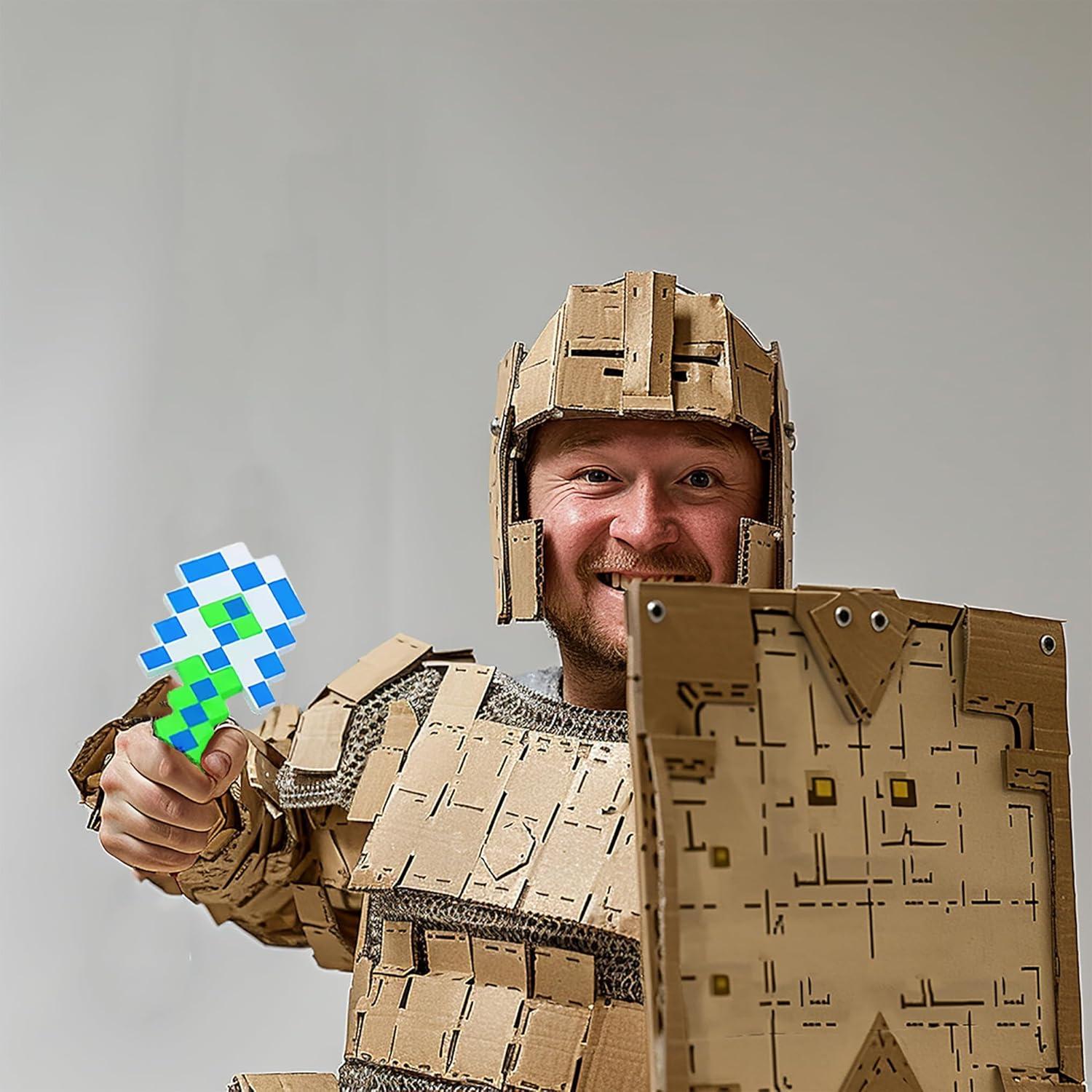 Juego de 5 Espadas LED Pixeladas Mushroomcase - Verde