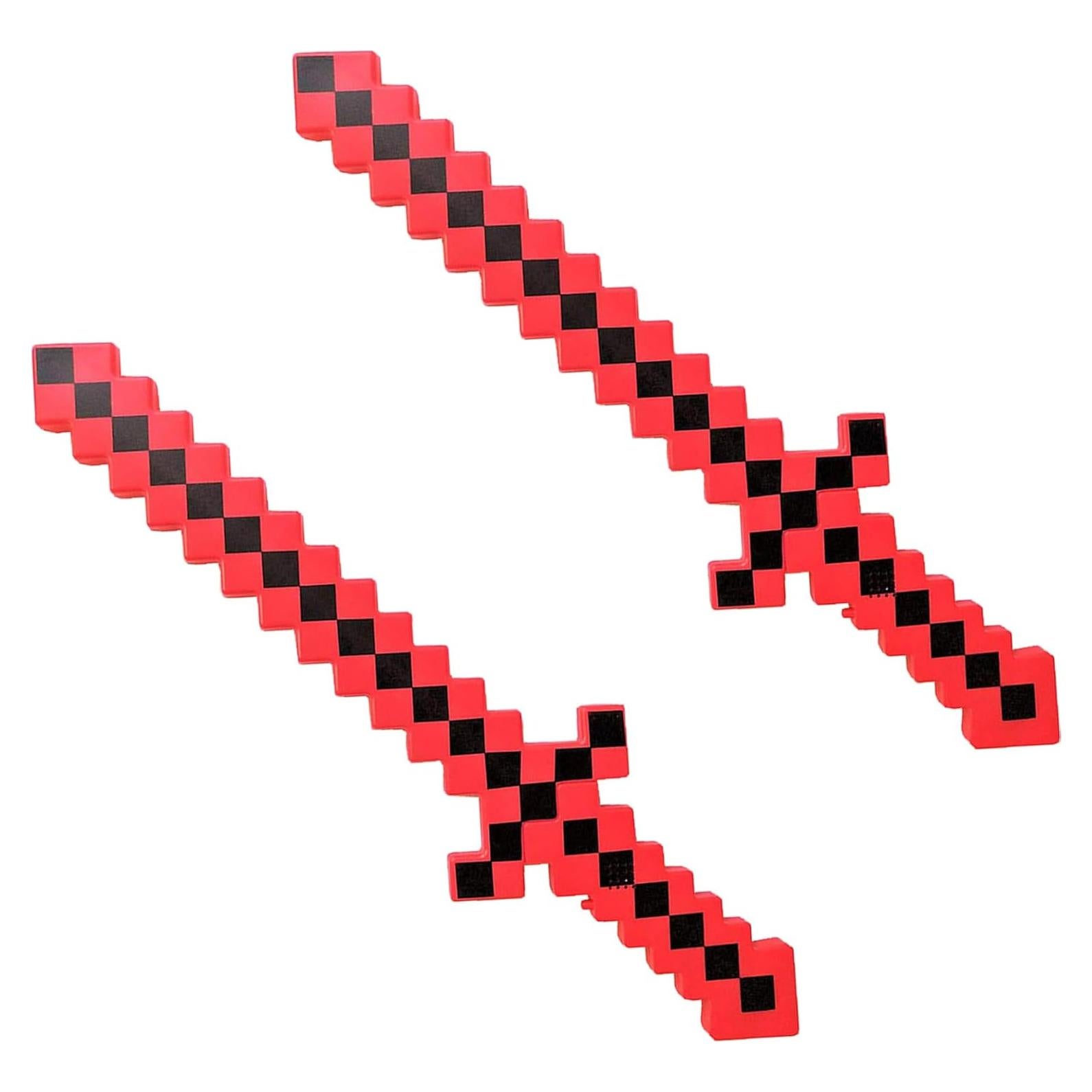 Paquete de 2 Espadas de Juguete LED Pixel 61cm Fun