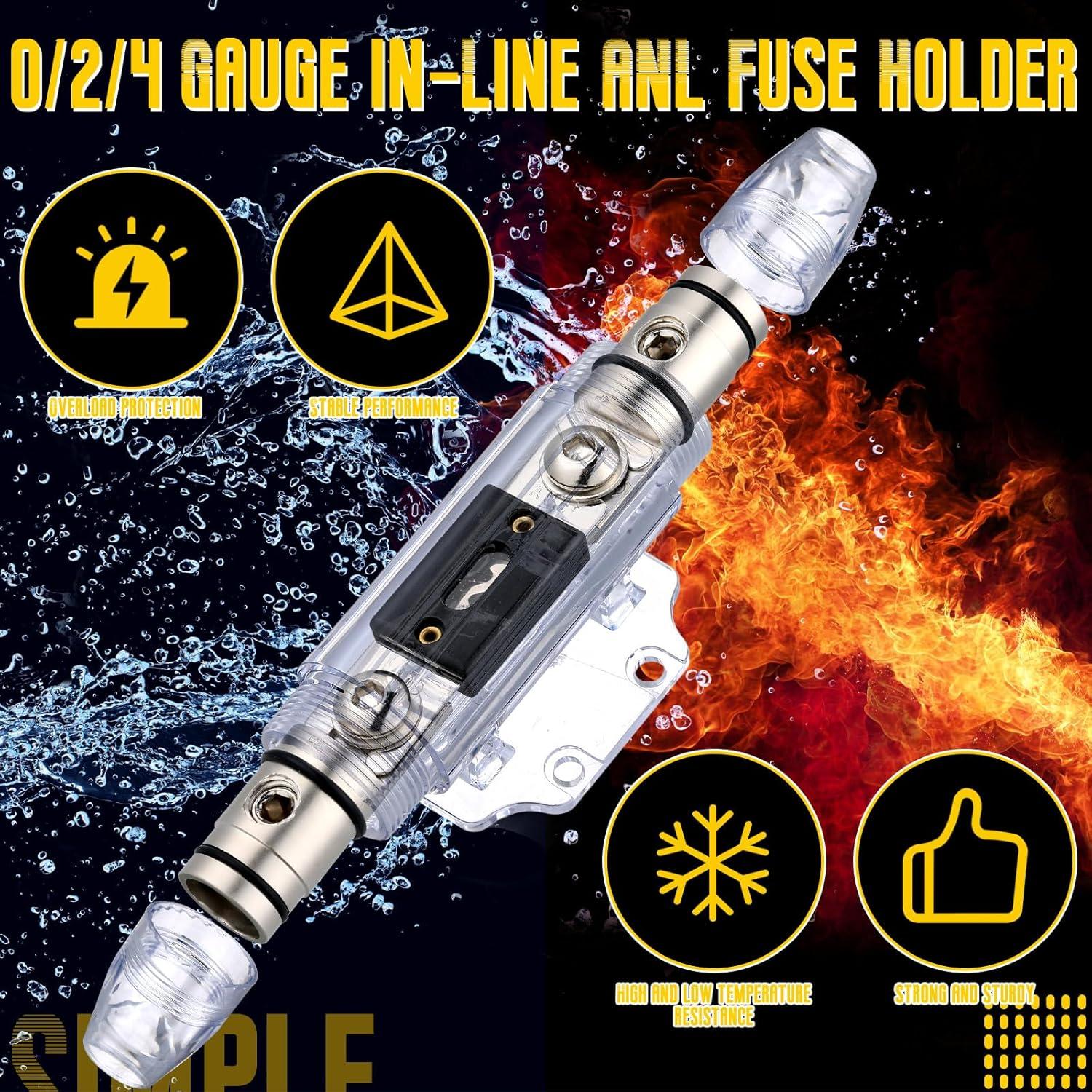 Portafusibles ANL Tondiamo 150A con Llave Hexagonal - 2 Pcs