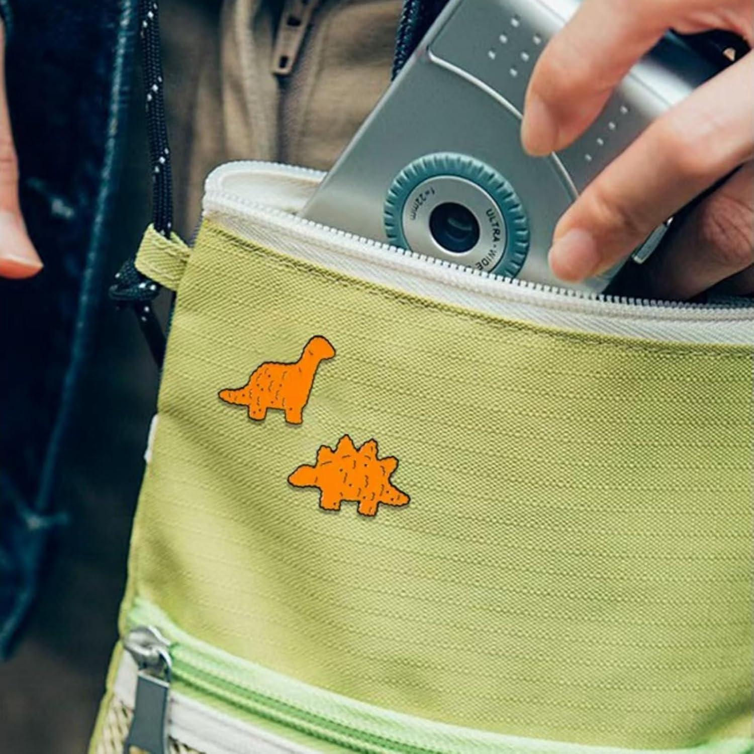 Pin de Esmalte Dinosaurio Nugget de Pollo 2.54cm - 3PCS