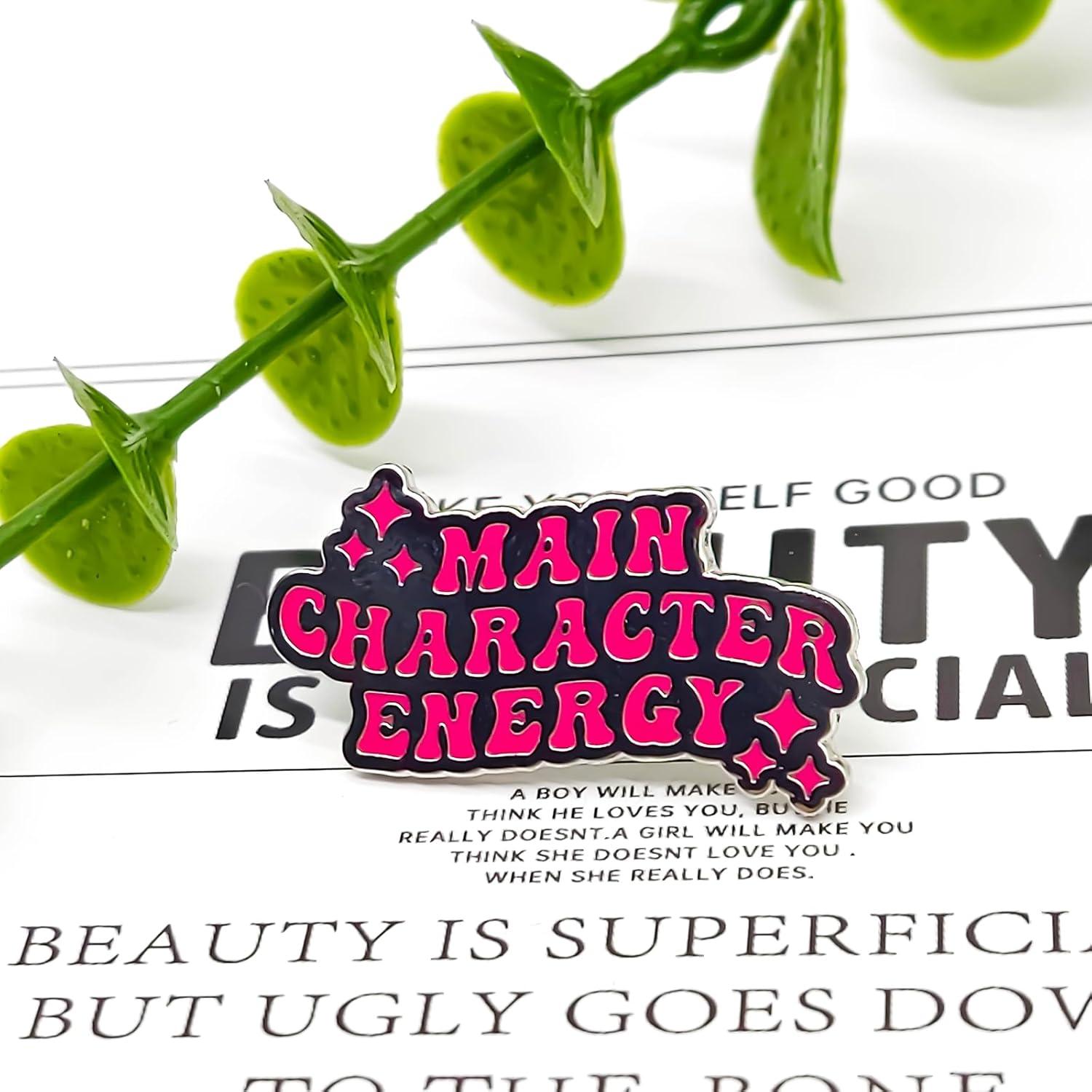 Pin de Esmalte Energía Personaje Principal - 2.79 cm - SKYFENGCN