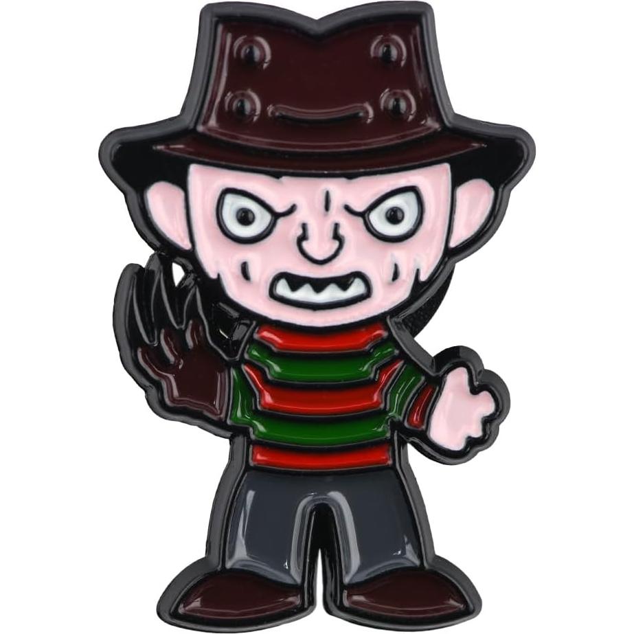 Pins de Esmalte de Personajes de Terror - 8 Estilos