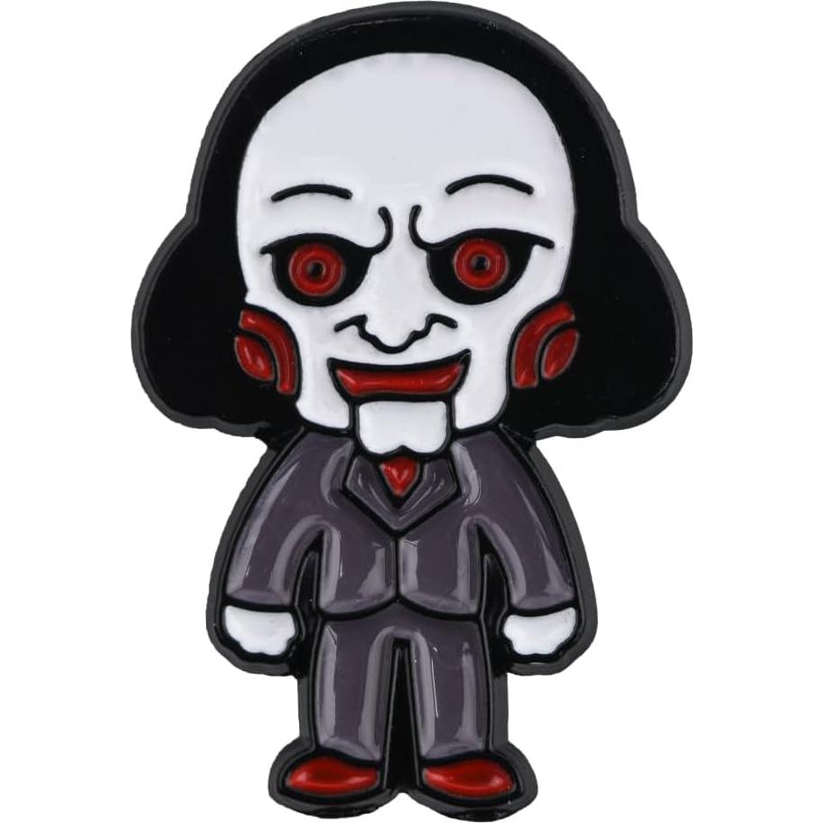 Pins de Esmalte de Personajes de Terror - 8 Estilos