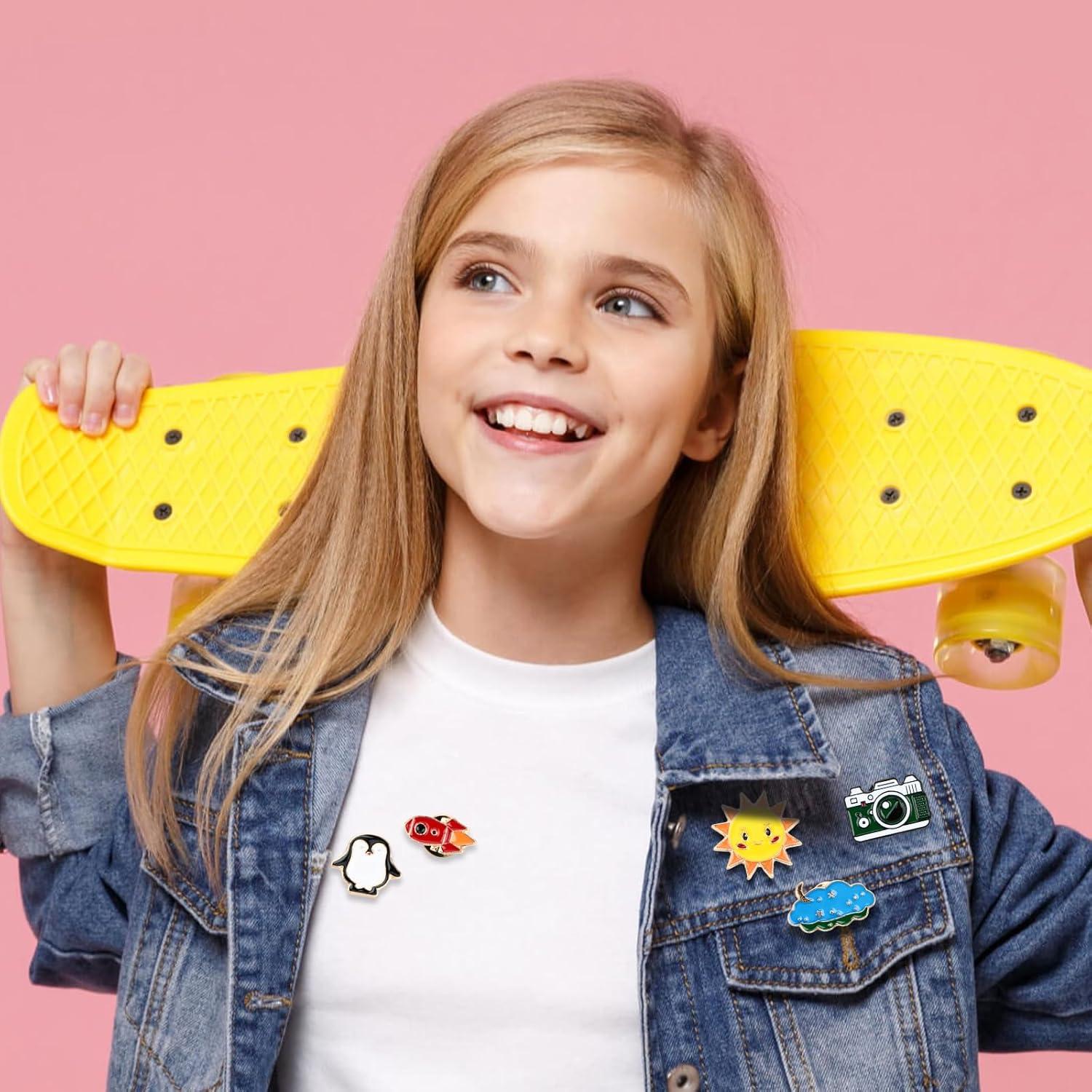 36 Pines de Esmalte DTOFOOT Animales y Plantas Diversos