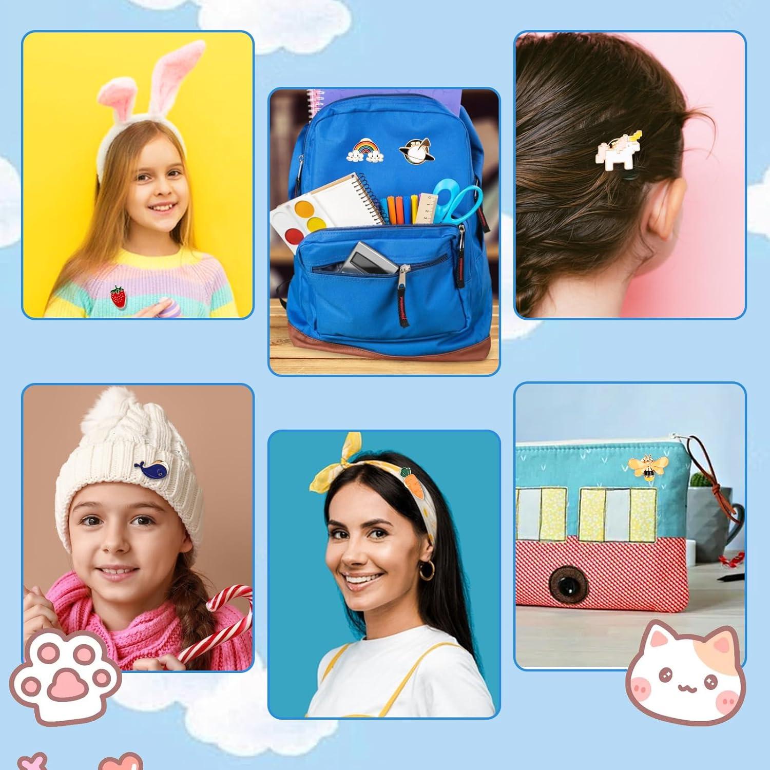 36 Pines de Esmalte DTOFOOT Animales y Plantas Diversos