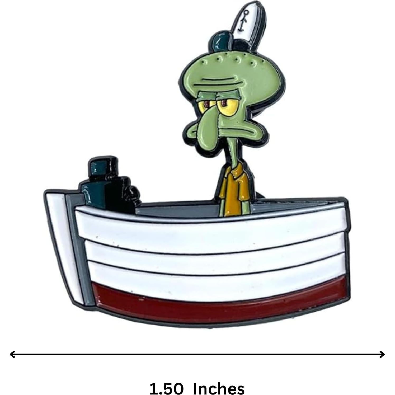 Pin Coleccionable Squidward en el Trabajo - 4.45 cm - Zen Monkey