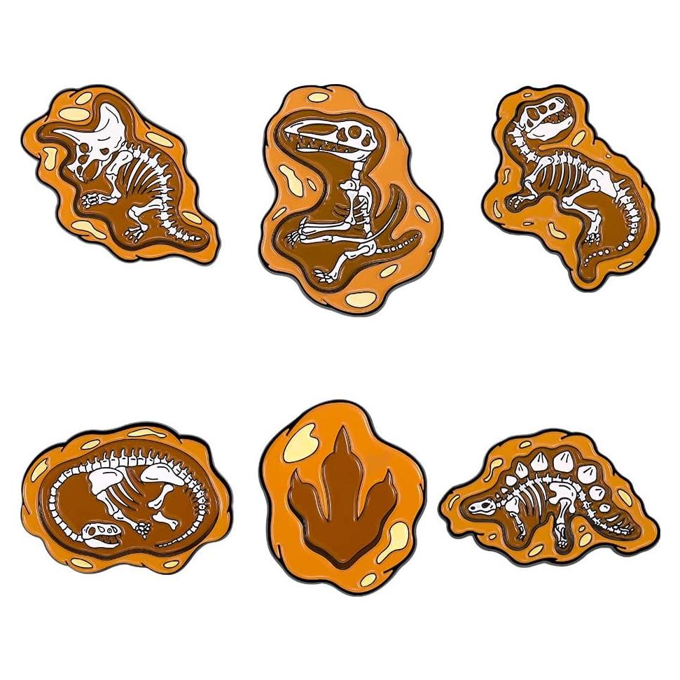 Conjunto de Pines de Solapa ROFARSO Dinosaurios Esmalte 12.5cm
