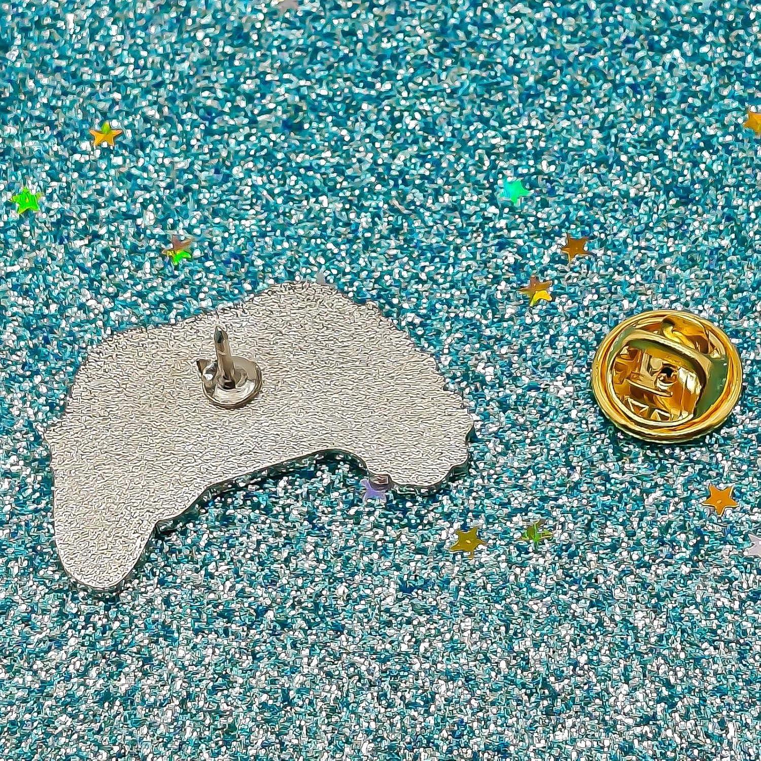 Pin de Esmalte Game Over SKYFENGCN - 3.30 cm - Calidad Premium