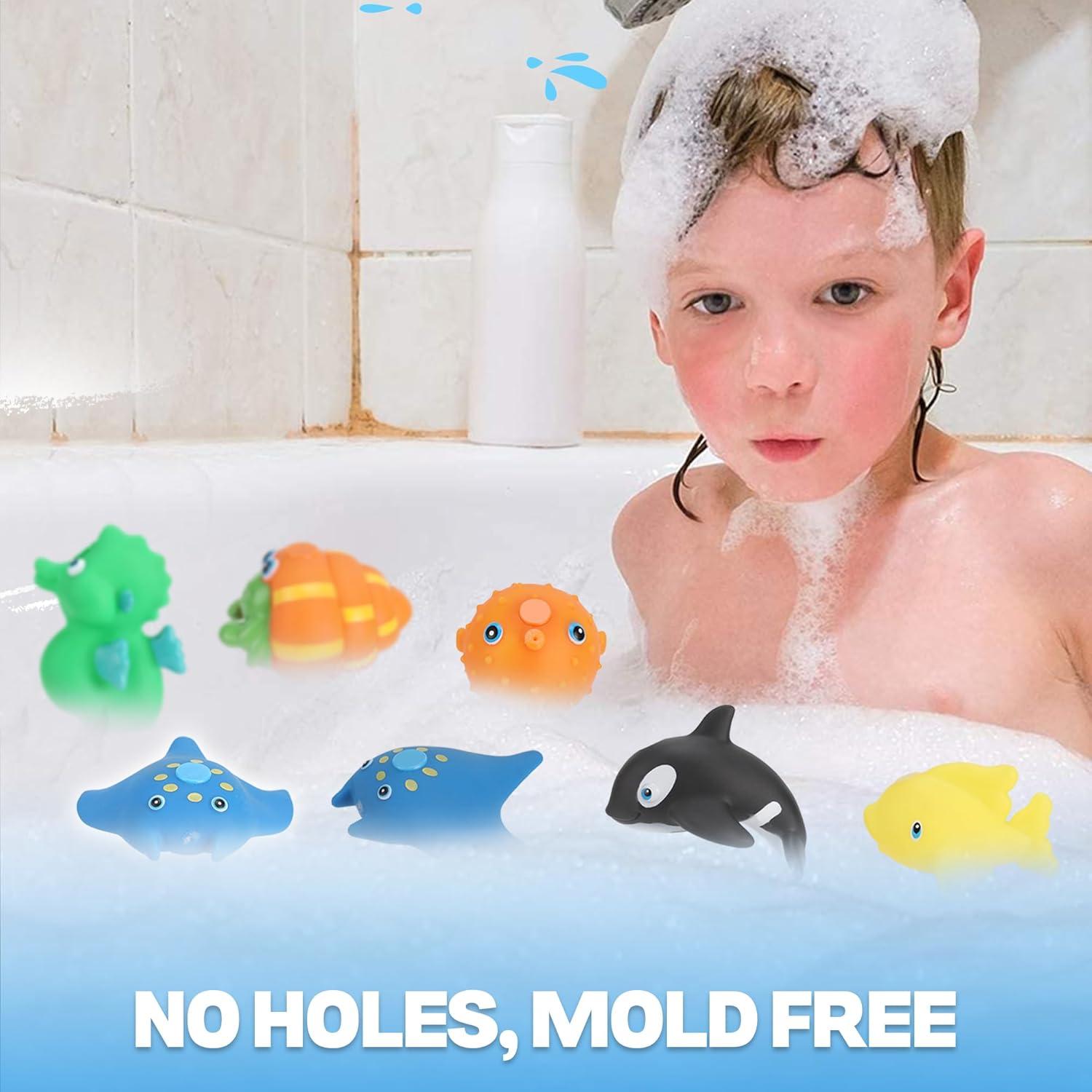 Juego de Pesca Magnético para Baño Liberty Imports - 8 Animales Marinos