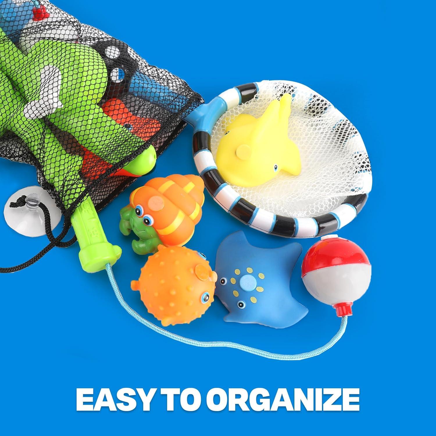 Juego de Pesca Magnético para Baño Liberty Imports - 8 Animales Marinos