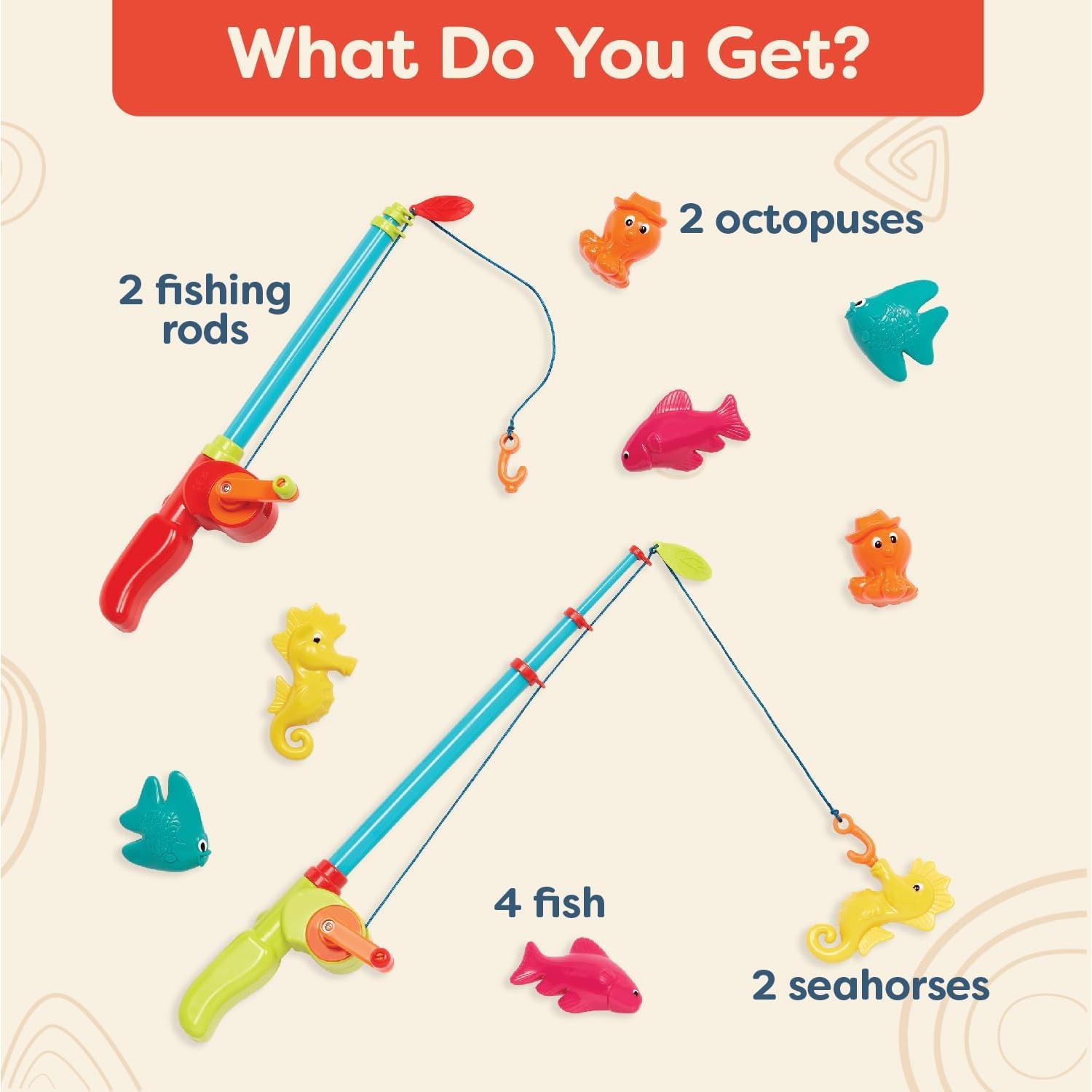 Kit de Pescador Pequeño B. toys - Juego Magnético 3+ Años