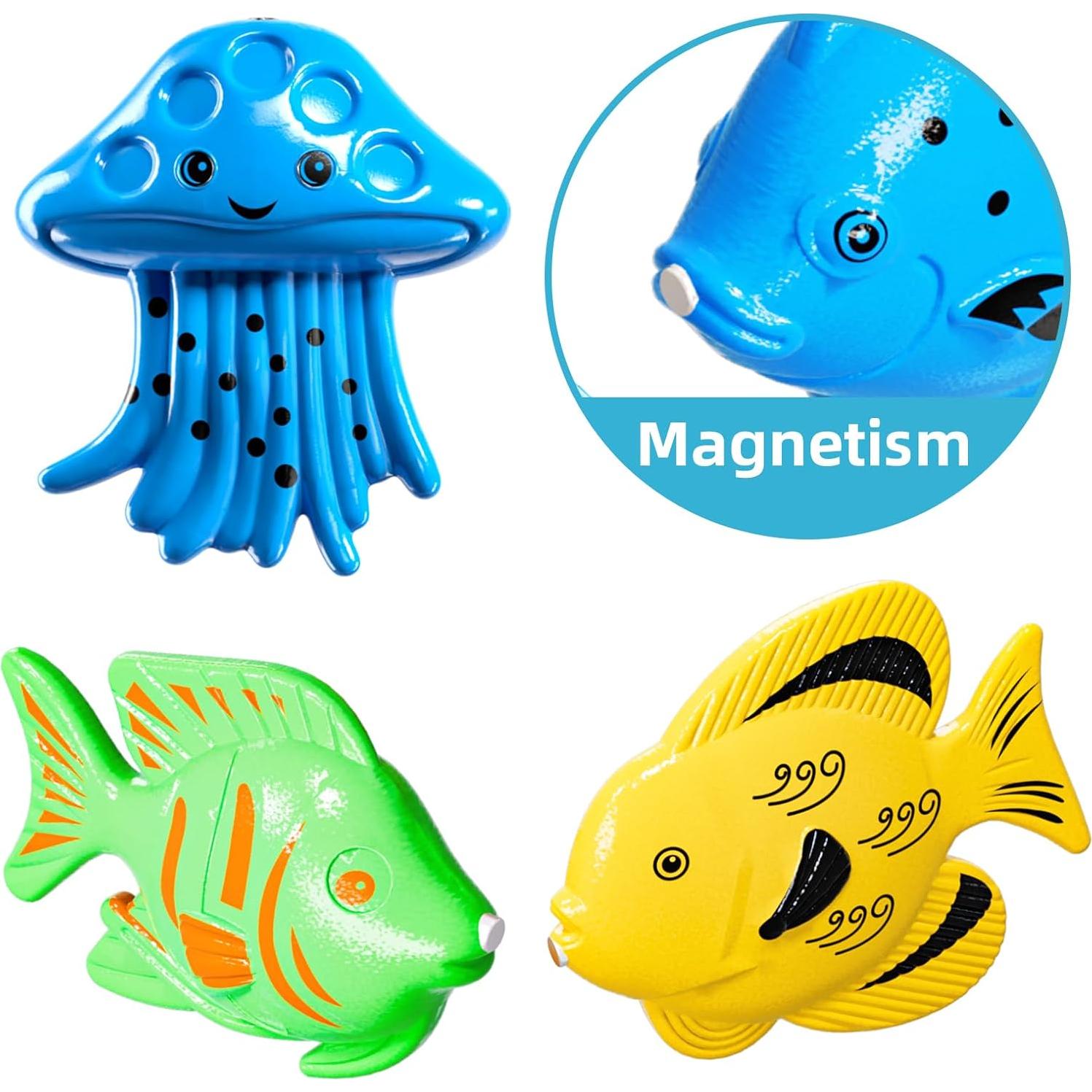 Juguete de Pesca TEMI para Niños 3 a 8 Años - 51 Peces