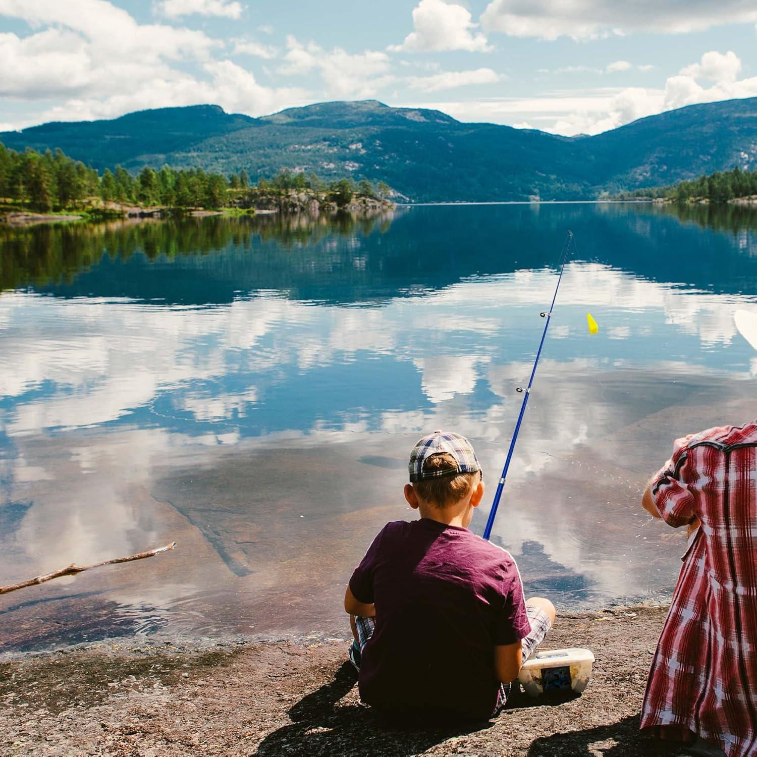 Caña de Pesca Telescópica WIDDEN para Niños 101.6 cm