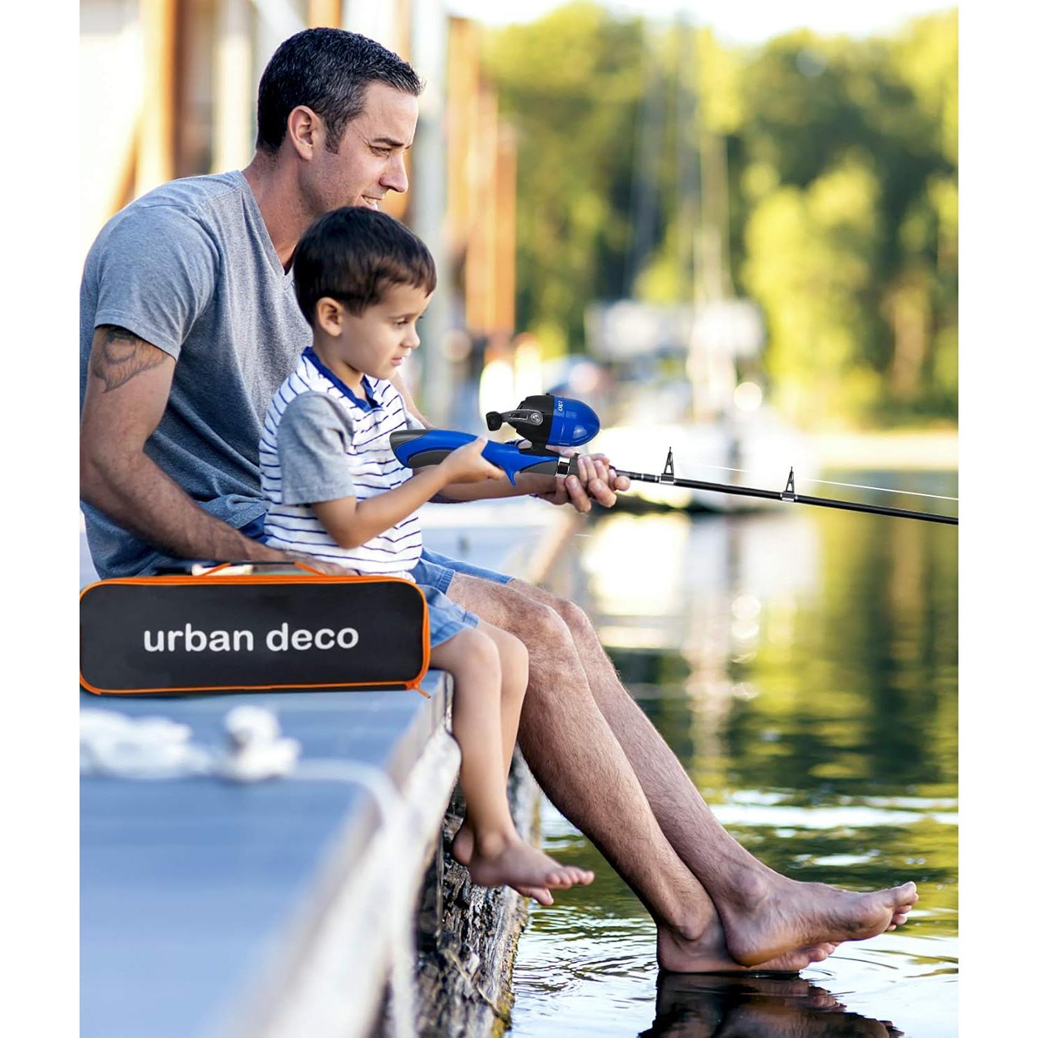 Caña de Pescar Telescópica Urban Deco 1.27m para Niños