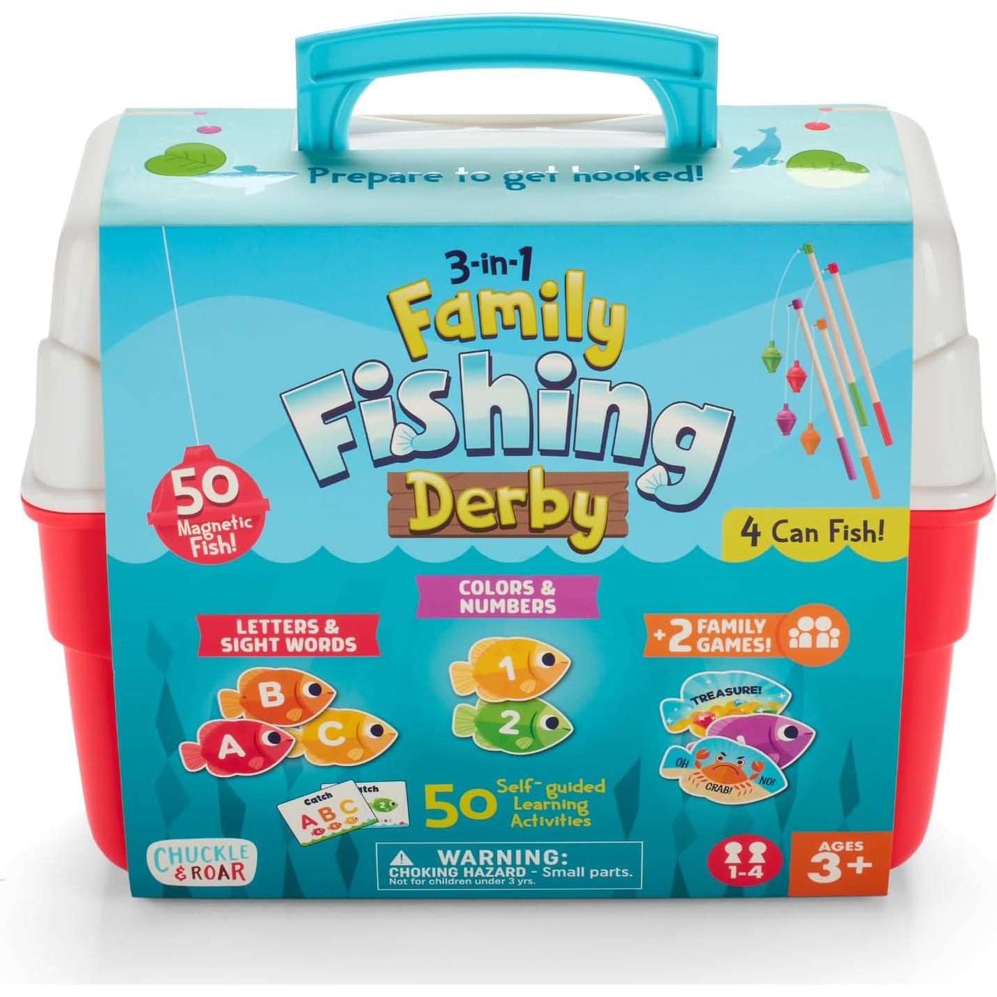 Juego de Aprendizaje Derby de Pesca Familiar Chuckle & Roar