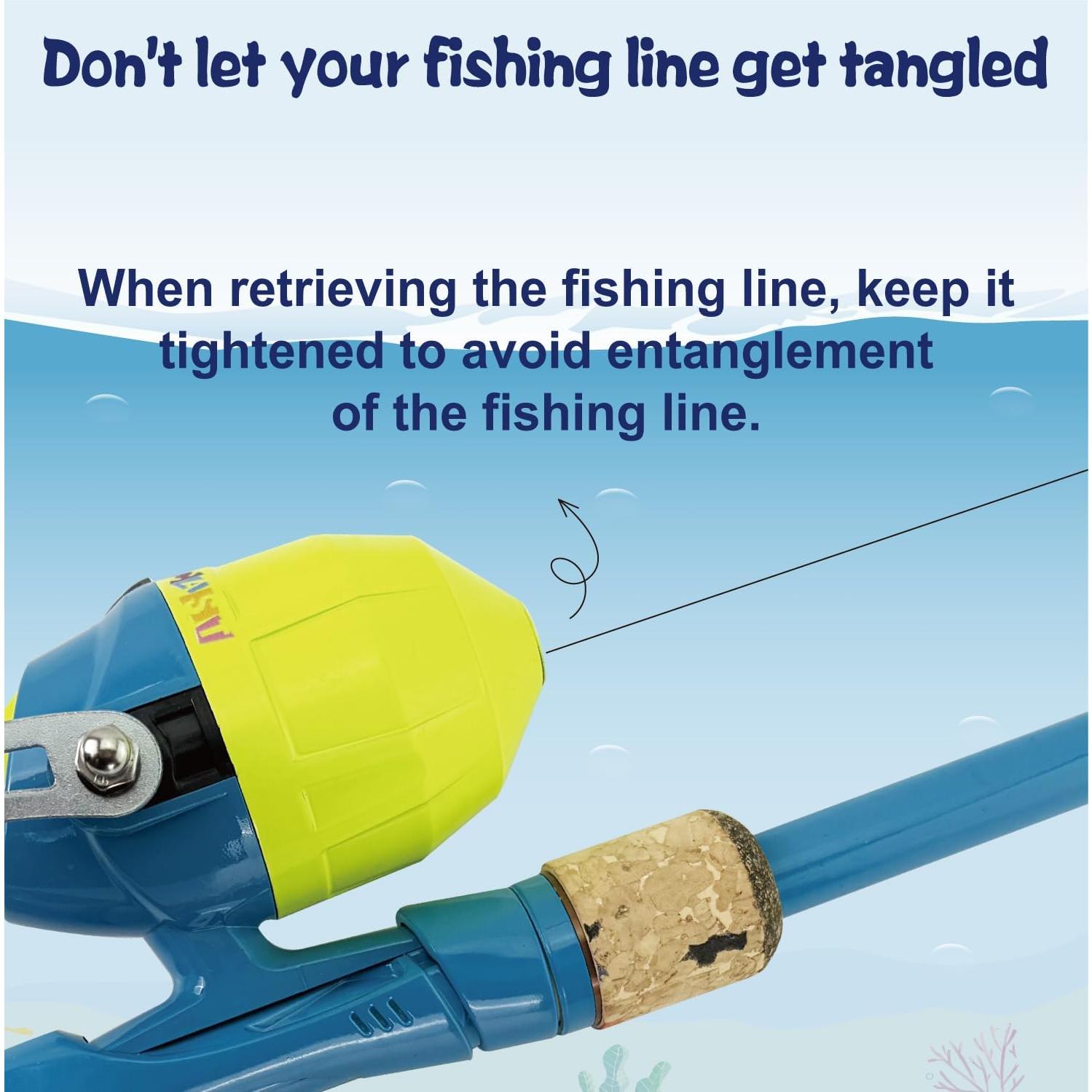 Juego de caña de pescar para niños SHUDAROCAST 1.5m con accesorios