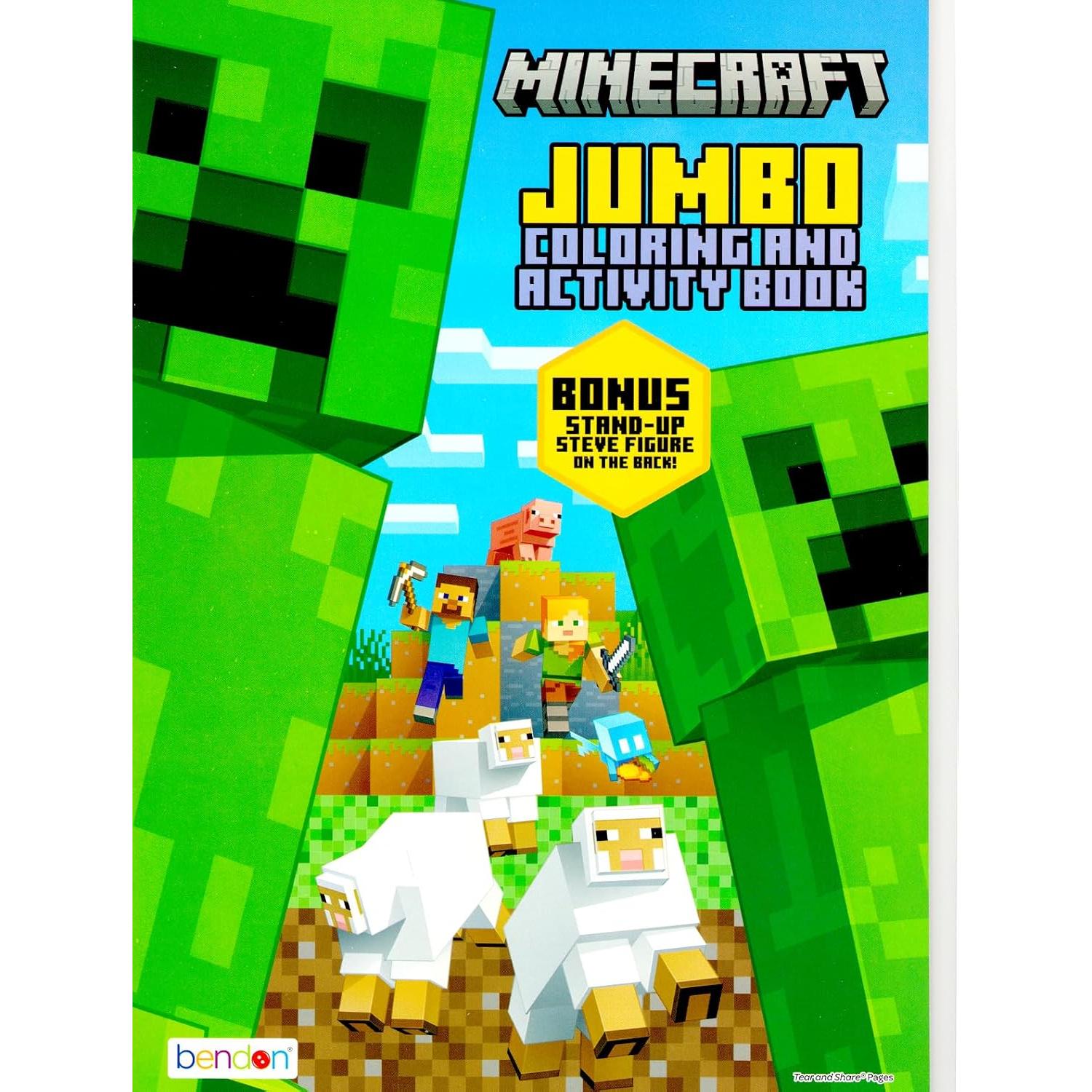 Paquete de Libros de Colorear Bendon - Minecraft, Sonic y Hot Wheels