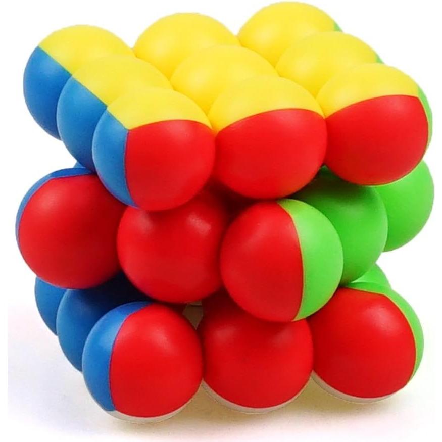 Cubo Mágico 3x3 Bead YJ Sin Pegatinas 69.8g 8cm