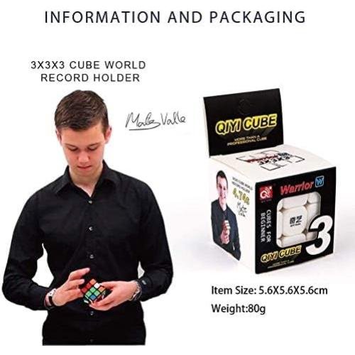 Cubo de Velocidad QY Toys Guerrero W 3x3 - Juguete Educativo 56mm