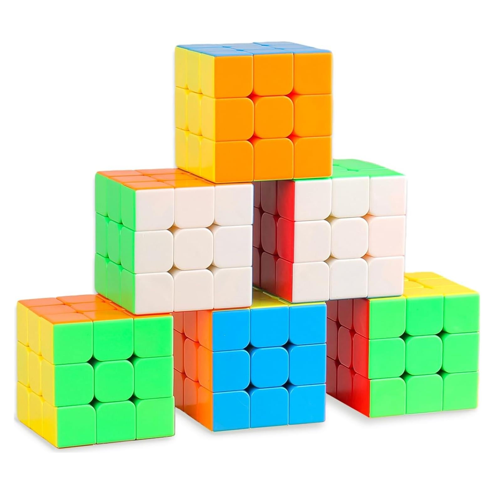 Juego de 6 Cubos Rápidos 3x3x3 Ella Dream - Giro Suave