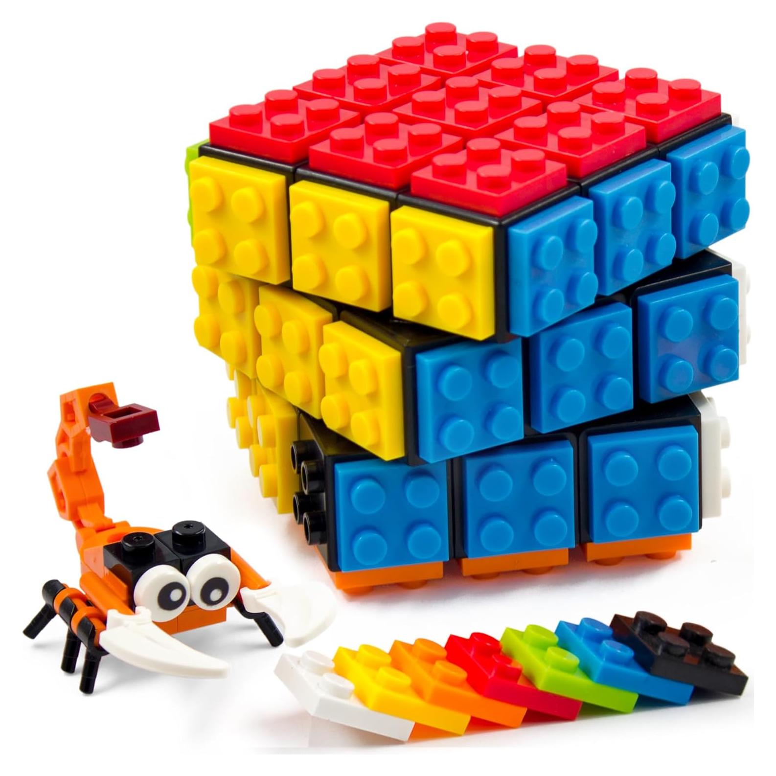 Cubo de Velocidad 3x3 TOYAMBA Negro - Juguete Educativo Compatible Lego