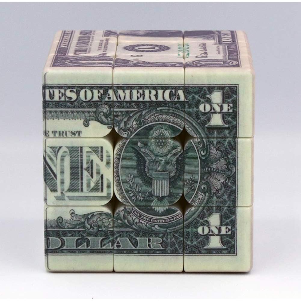 Cubo de Velocidad 3x3 LoyoE Patrón Billetes 5.6cm Antipop