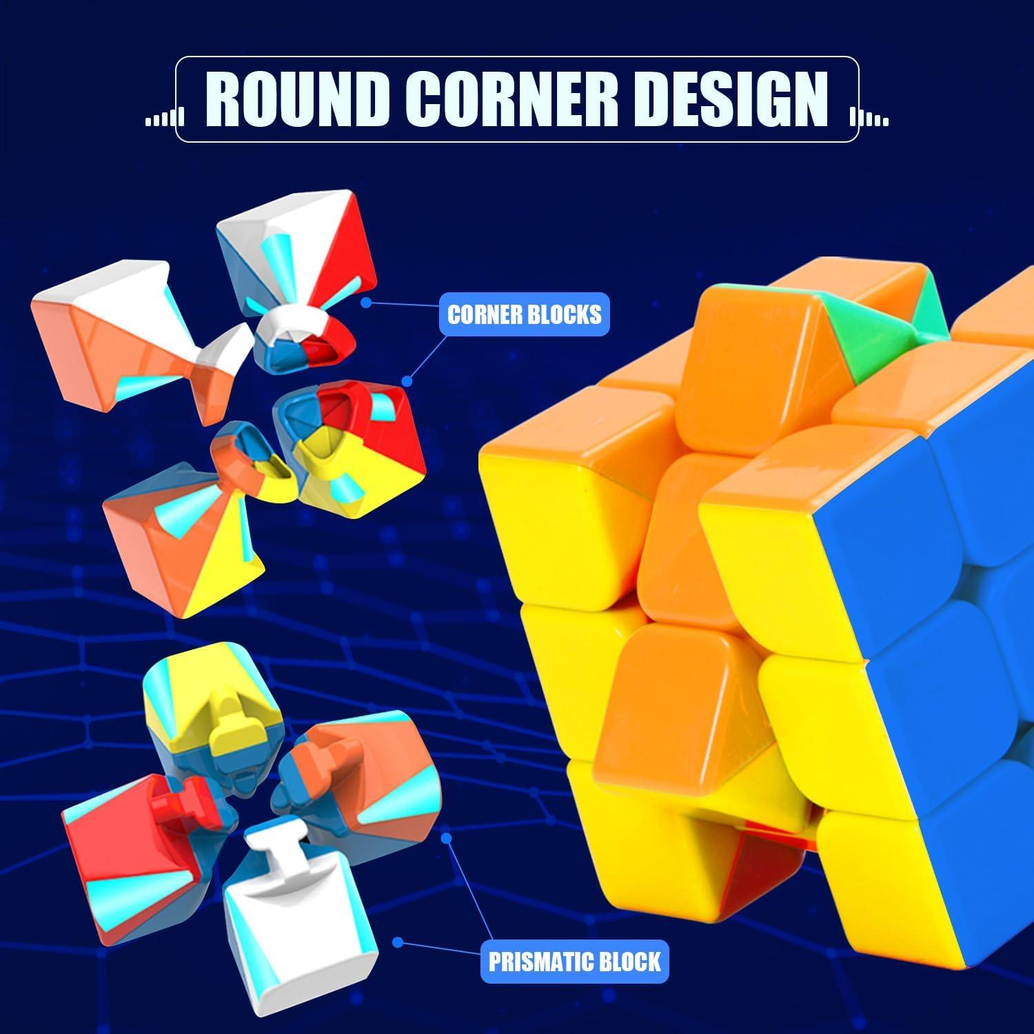 Conjunto de Cubos de Velocidad STEAM Life 3 Piezas 3x3 2x2