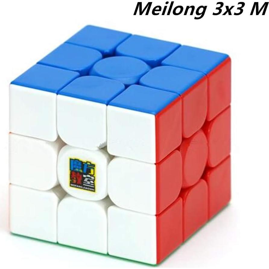 Cubo de Velocidad Magnético MFJS MeiLong 3x3 M Sin Pegatinas