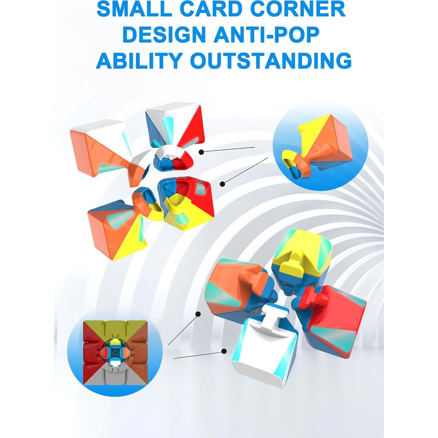 Cubo Mágico 3x3 CFMOUR Sin Pegatinas 5.5cm - Rompecabezas Rápido