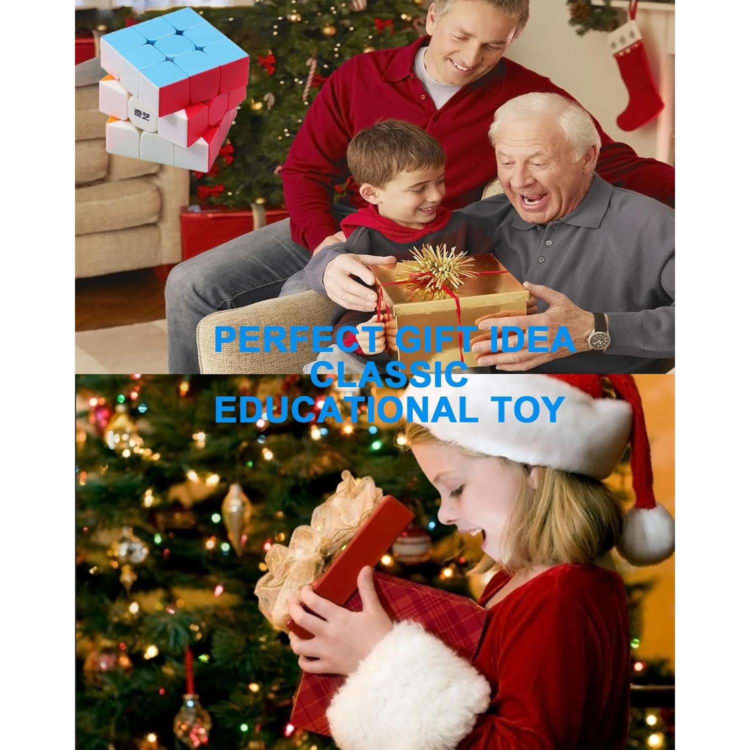 Cubo Mágico 3x3 CFMOUR Sin Pegatinas 5.5cm - Rompecabezas Rápido