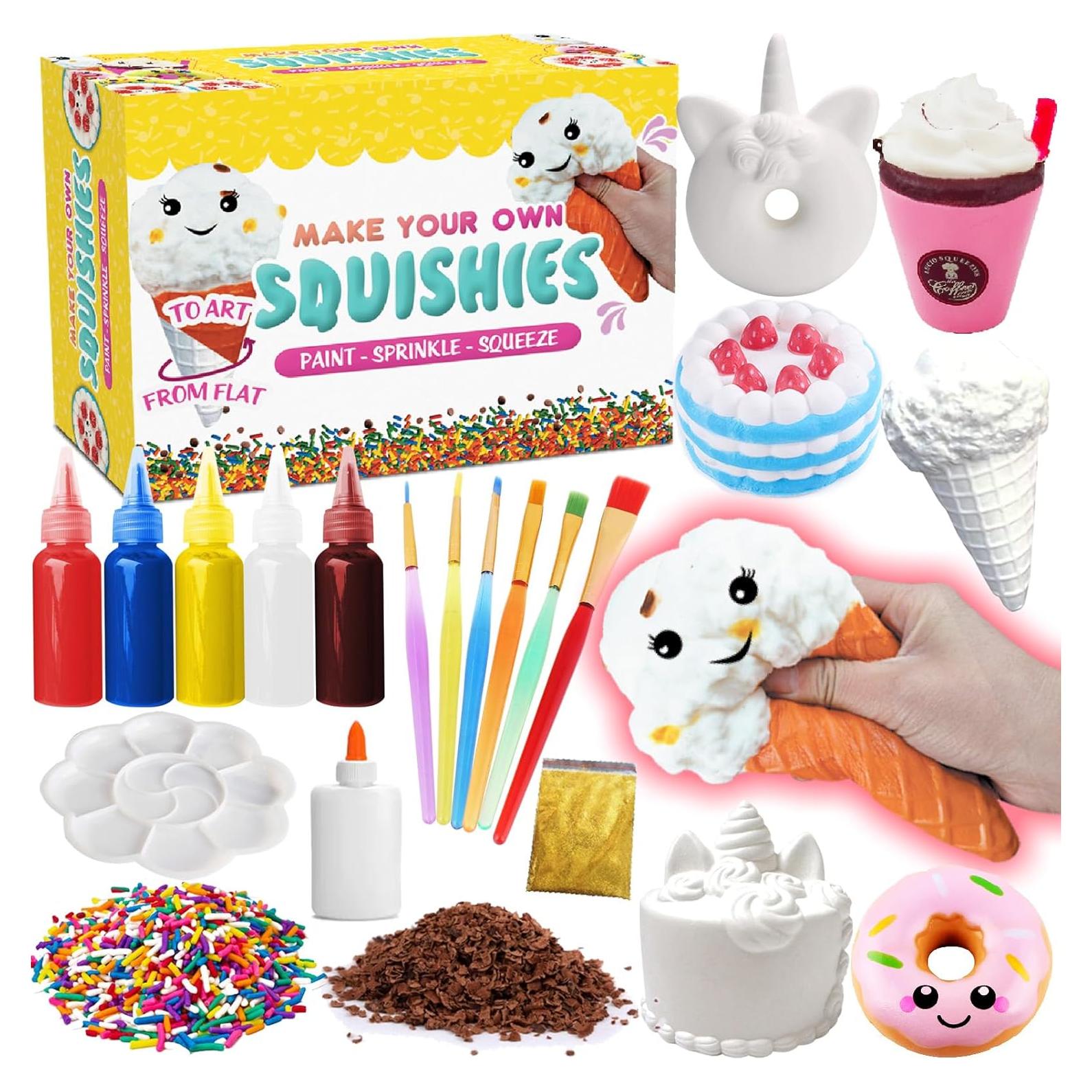 Kit de Pintura Squishies Insnug - 6 Piezas de Postre Jumbo