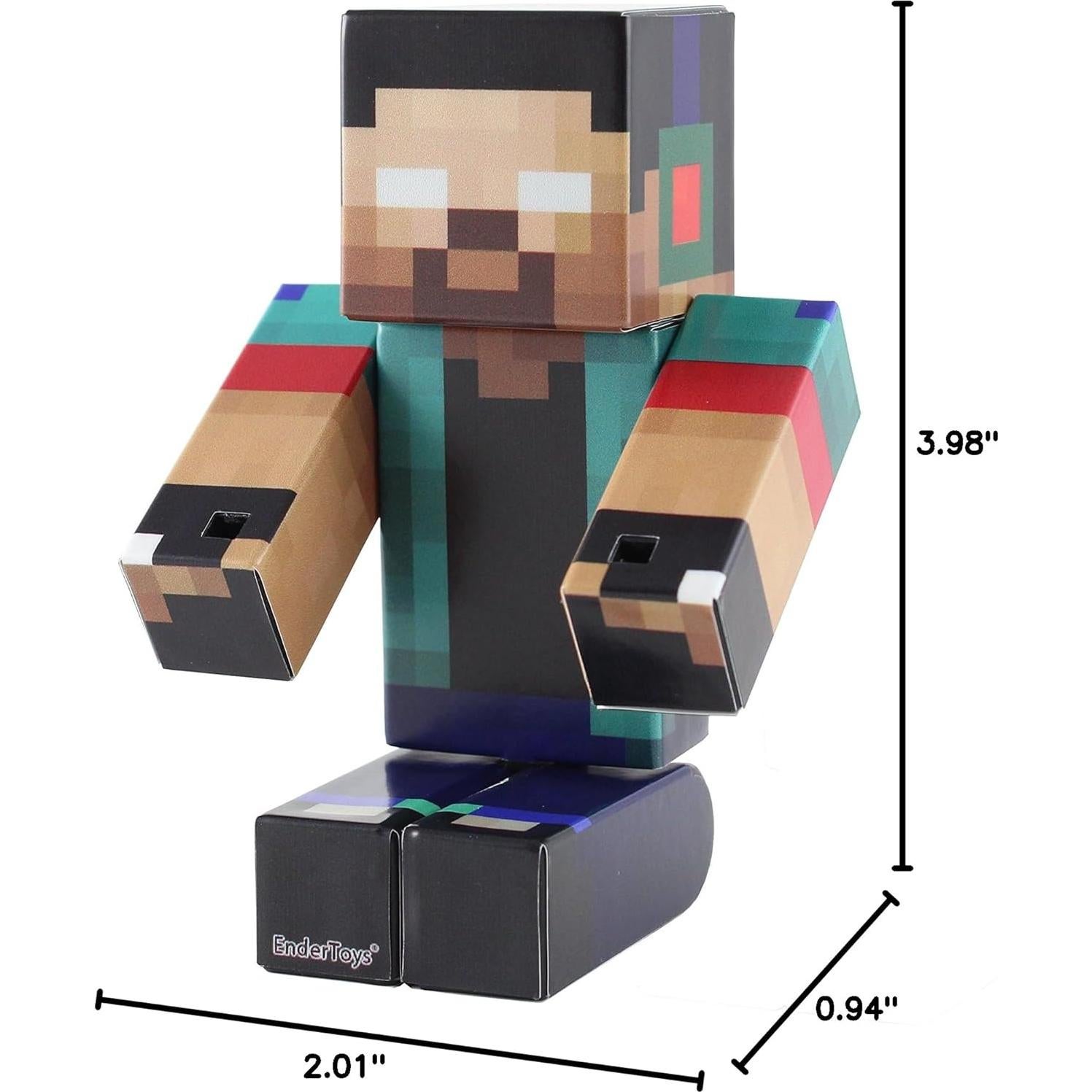 Figura de Acción Herobrine 10.16 cm EnderToys Articulada