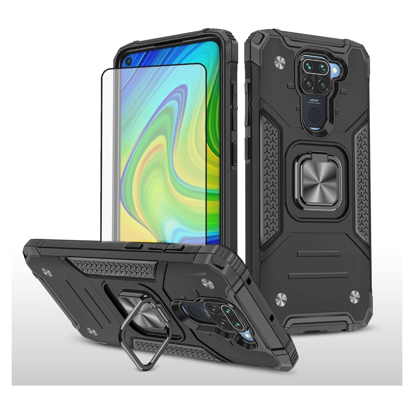 Funda Asuwish para Xiaomi Redmi Note 9 / 10X 4G con Protector