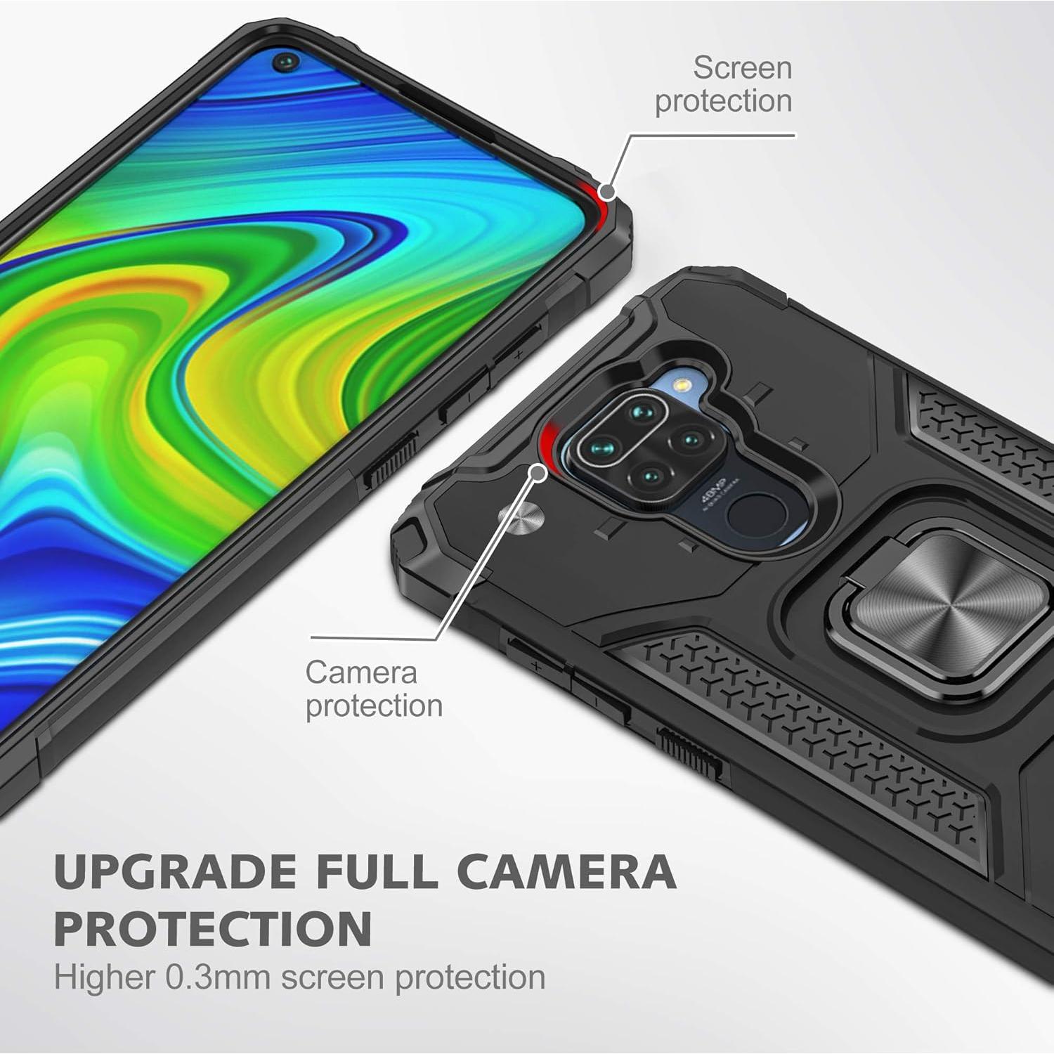 Funda Asuwish para Xiaomi Redmi Note 9 / 10X 4G con Protector