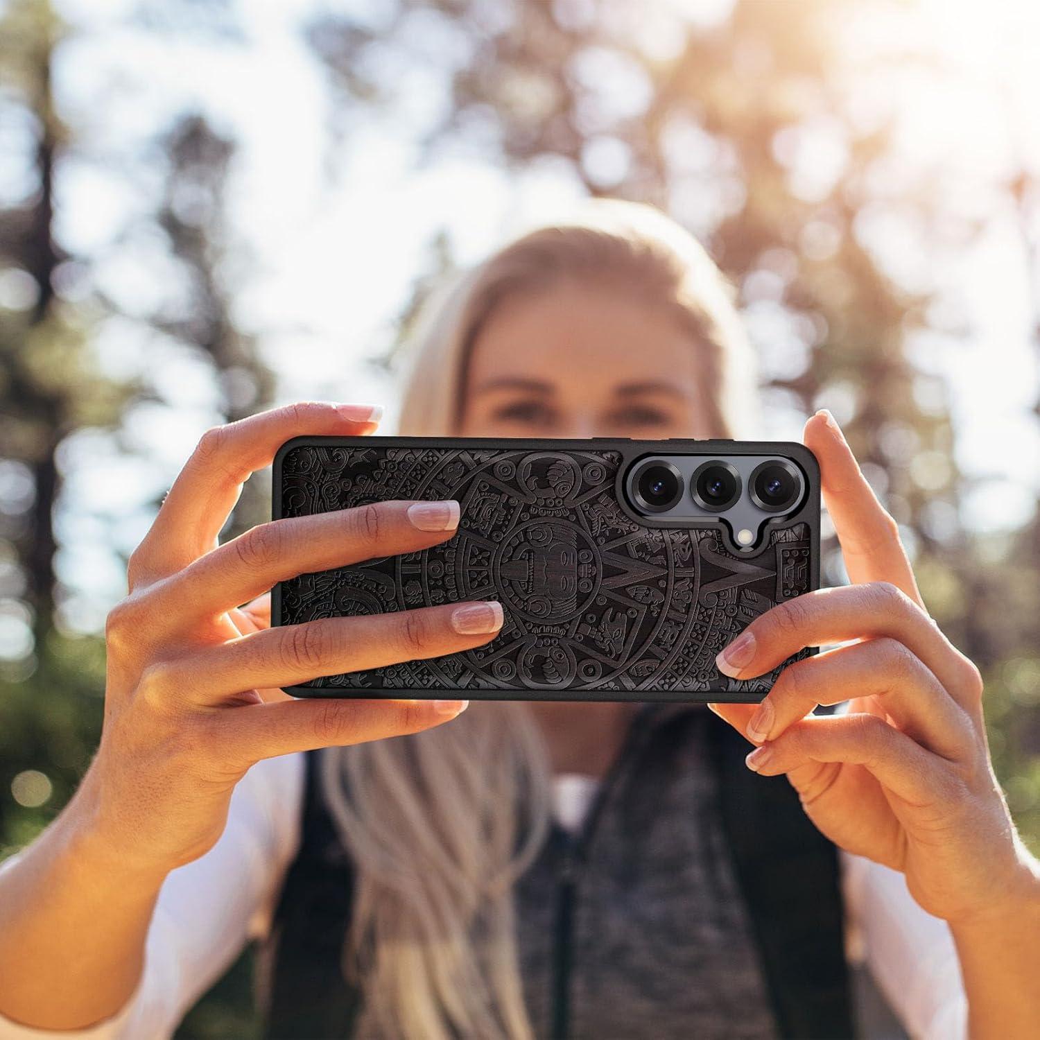 Funda de Madera Magnética Carveit para Samsung Galaxy S25