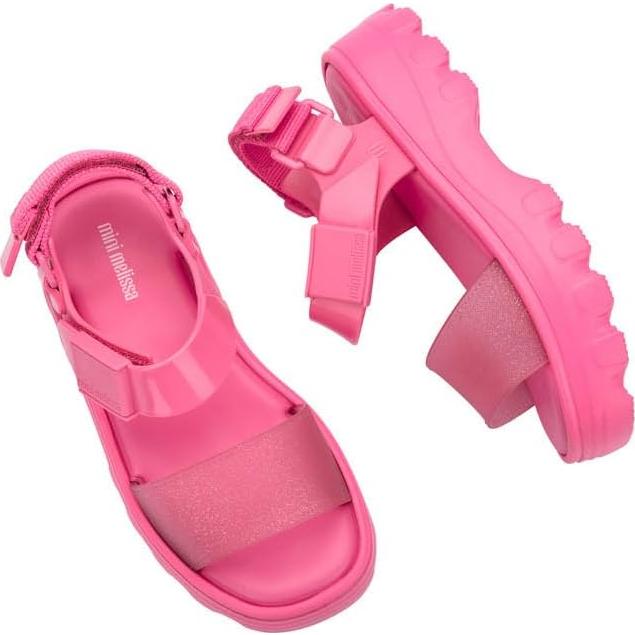 Sandalias Mini Melissa Kick Off para Niñas - Rosa 19.3cm