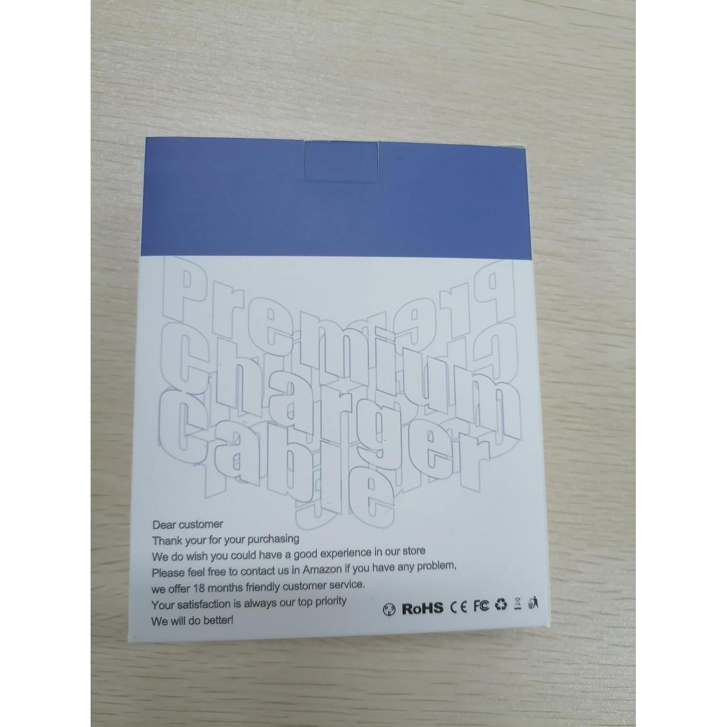 Paquete de 4 Cables de Carga Rápida Apple MFi 1.83m Blanco