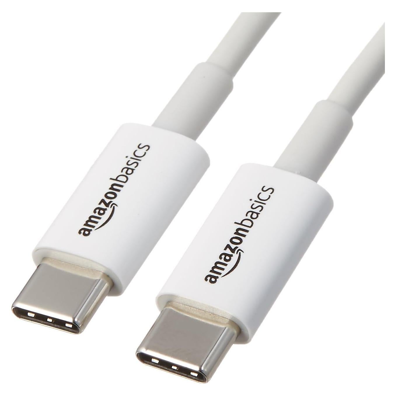 Cable de Carga Rápida USB-C a USB-C Amazon Basics 1.83m