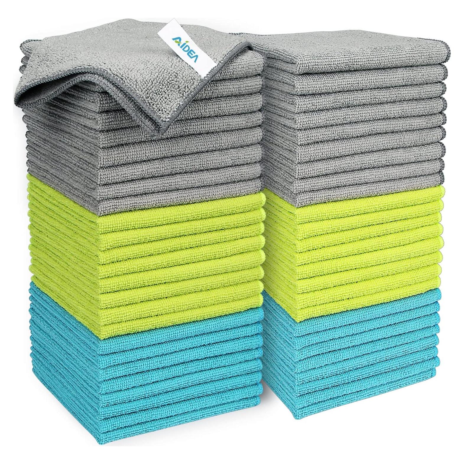 Paños de Microfibra AIDEA 50PK 30x30cm Absorbentes Sin Pelusa