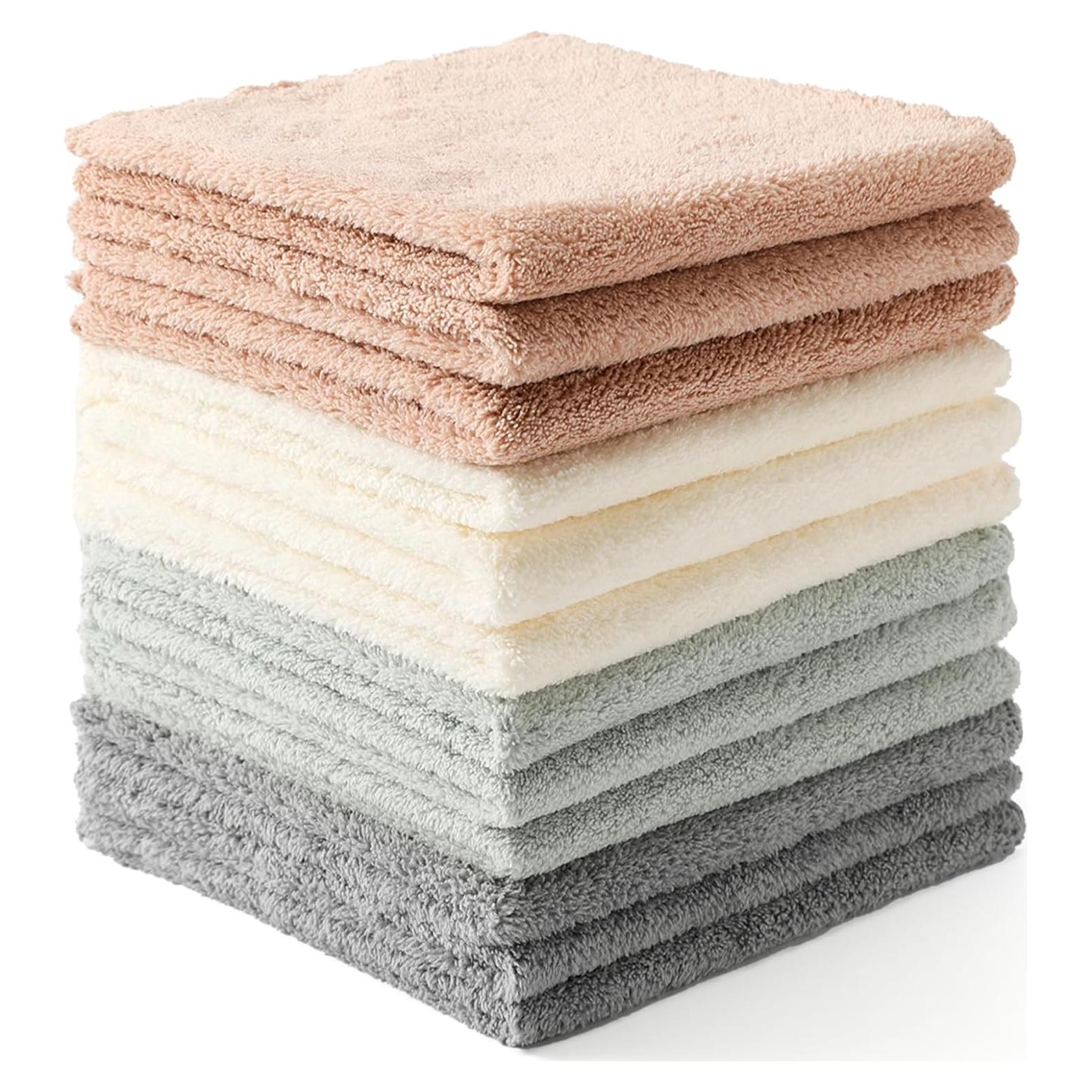 Paquete de 12 paños de limpieza Neessno microfibra 30x30 cm