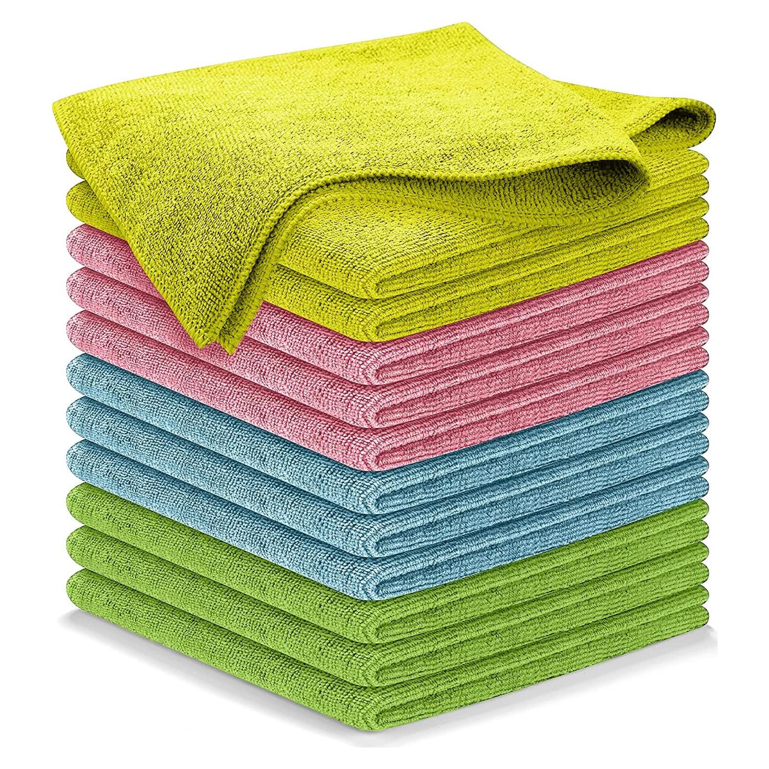 Paño de Microfibra USANOOKS - 12 Piezas 31.75x31.75 cm
